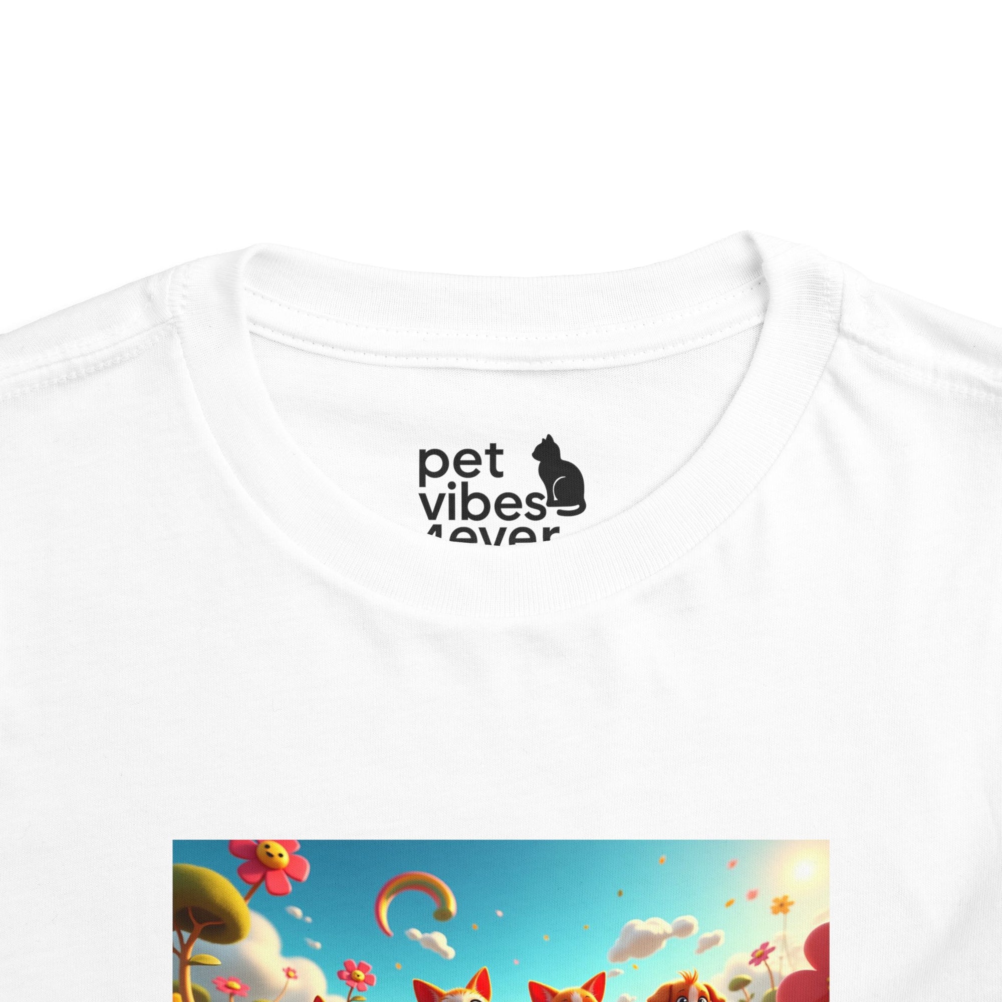 Colorful Toddler Short Sleeve Tee, Fun Kids T-Shirt, Summer Playwear, Birthday Gift, Rainbow Design Tee, Everyday Playwear
