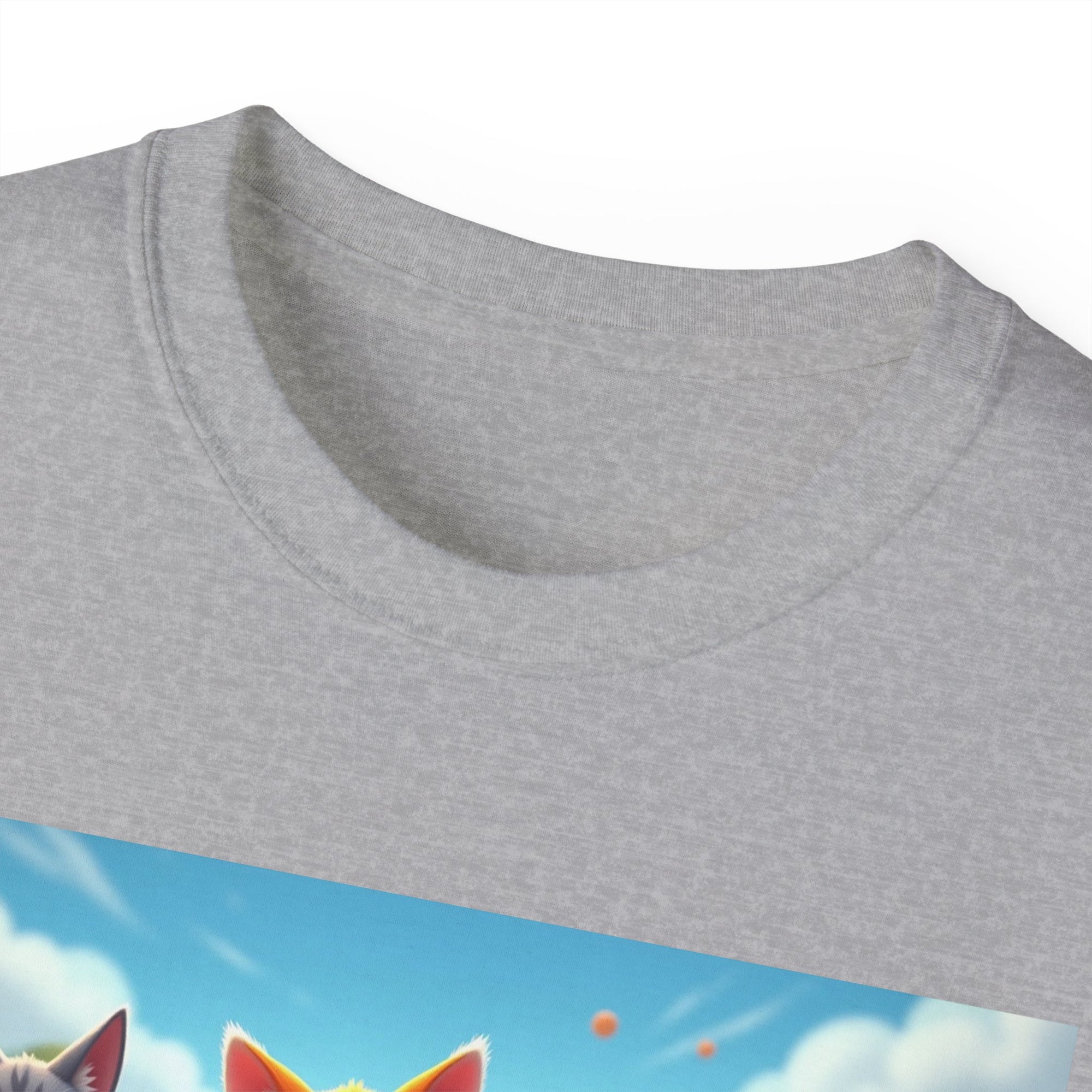 Cartoon Racing Friends Unisex Tee, Fun Gift for Gamers, Kid-Approved Style, Birthday Present, Family Game Night Apparel