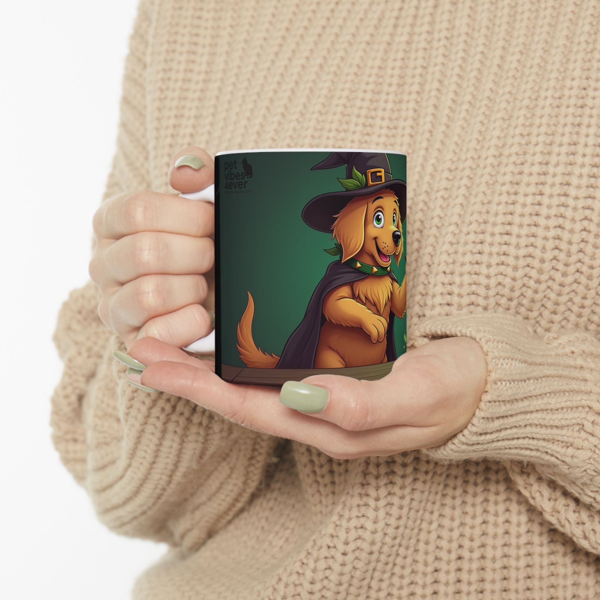 Whimsical Dog Potion Ceramic Mug - Perfect for Pet Lovers, Halloween Gifts, Coffee Lovers, Cute Mug, Animal Lover's Gift
