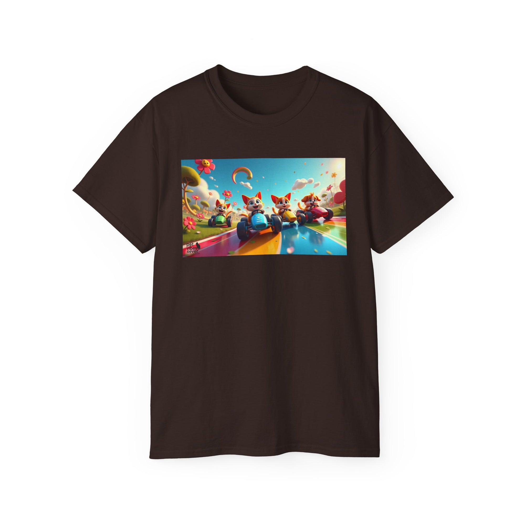 Colorful Fantasy Art Tee, Unisex Tee, Graphic T-Shirt, Fun Gift, Casual Wear, Summer Style, Festival Fashion