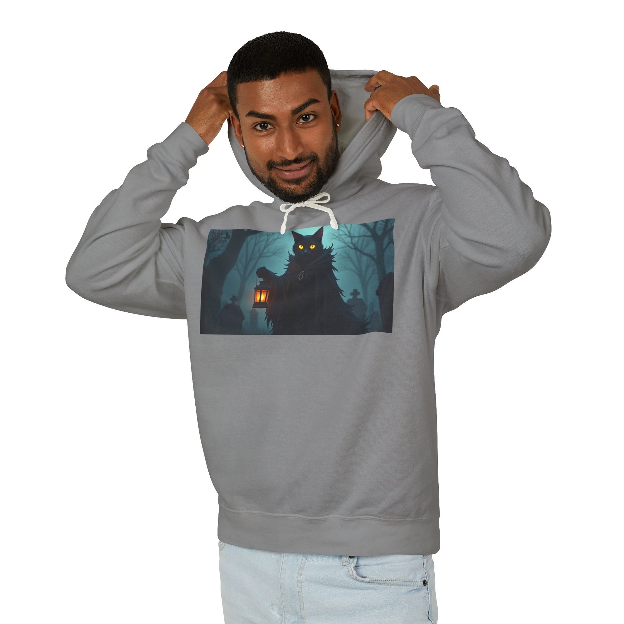 Mysterious Forest Hoodie, Cozy Lightweight Hooded Sweatshirt for Fall, Perfect for Halloween, Unisex Gift, Casual Wear, Autumn Style
