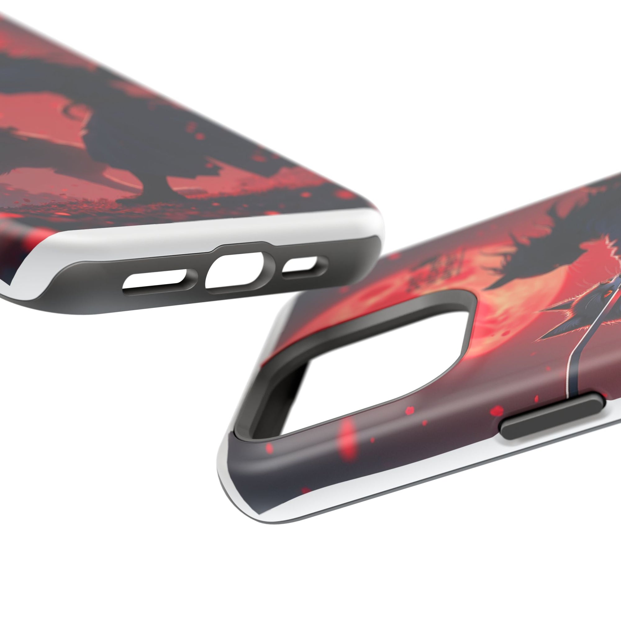 Samurai Cat Phone Case – Impact-Resistant, Pet Lovers, Cool Tech Accessories, Anime Aesthetic, Unique Gifts