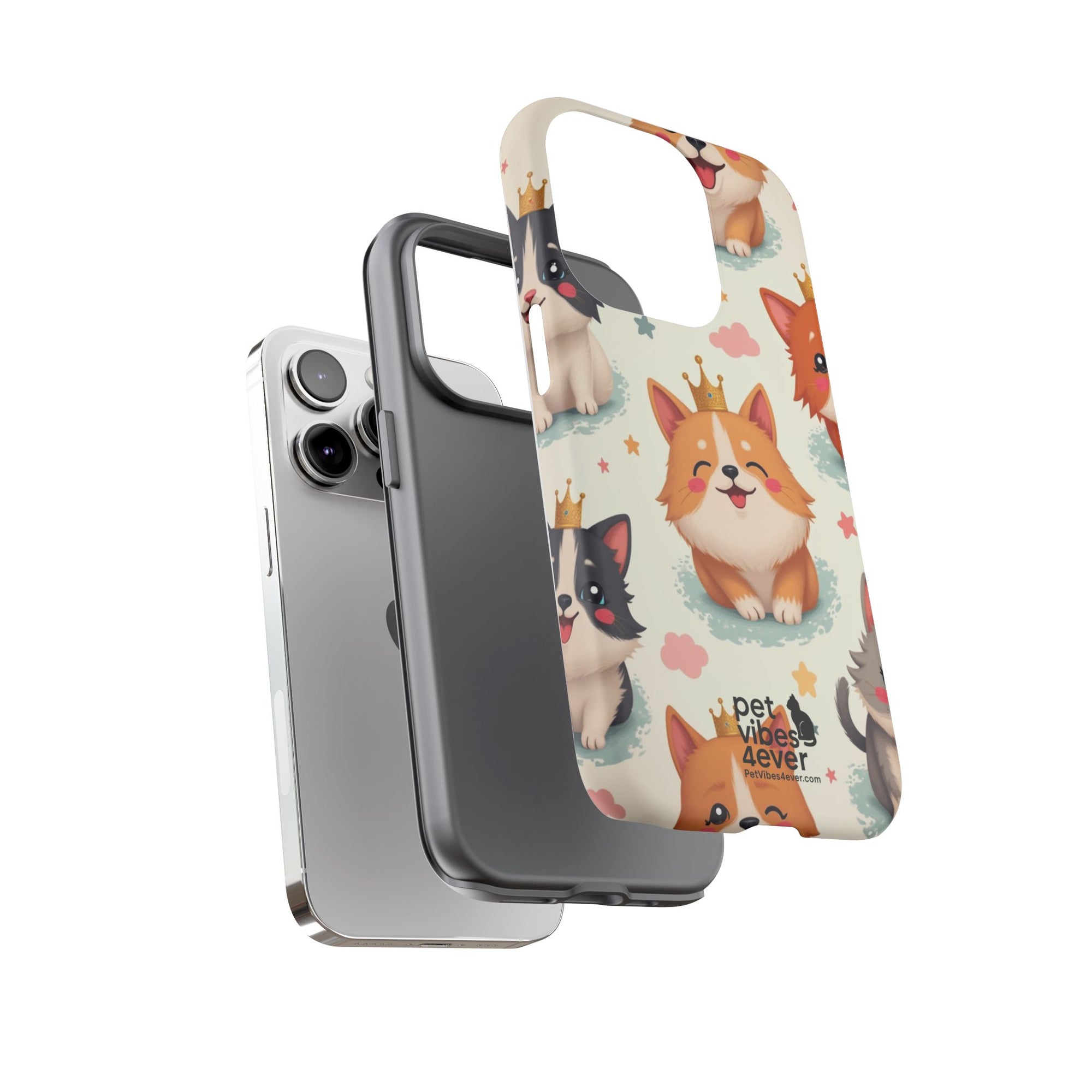 Cute Pet Phone Case, Dog Lover Accessory, Cat Phone Cover, Gift for Animal Lovers, Birthday Present, Pet Vibes Forever