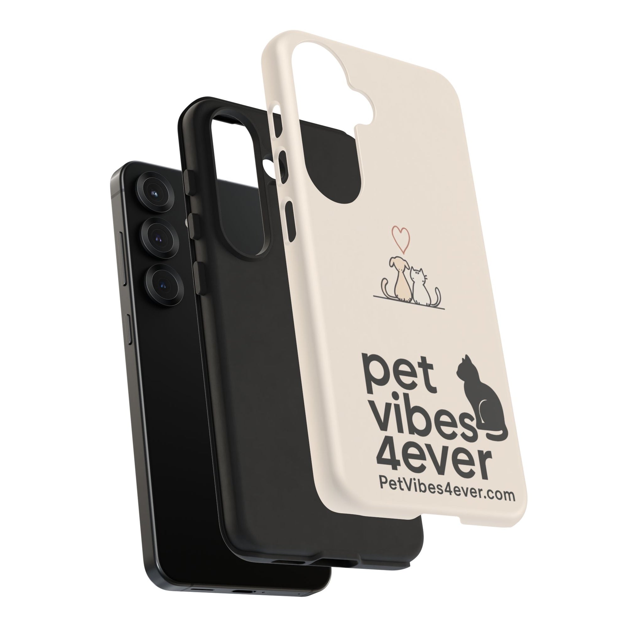 Cute Cat Phone Case - Pet Lovers Gift, Tough Cases, Customizable, Animal Lover, Cat Mom/Dad, Funny Cat Merchandise