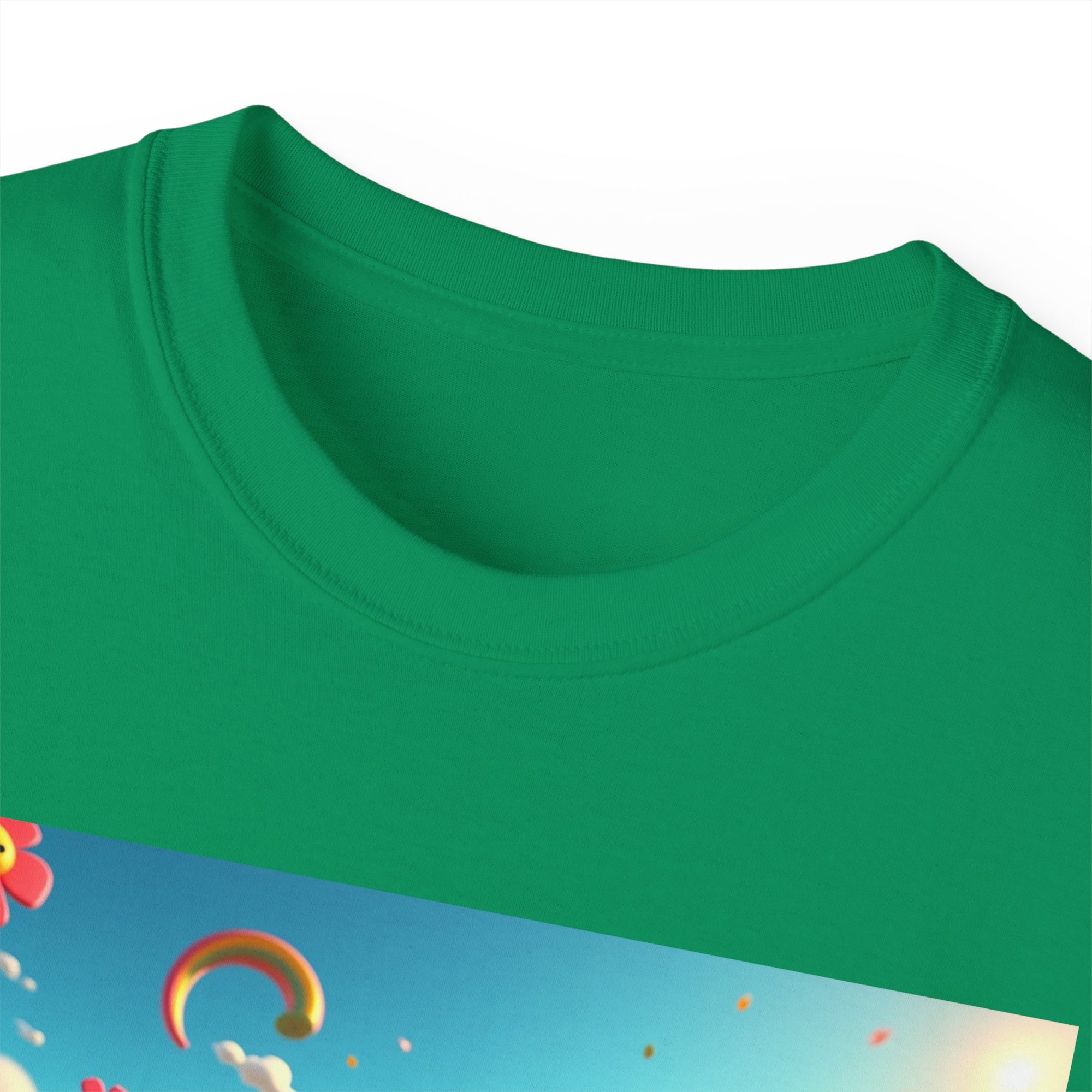 Colorful Fantasy Art Tee, Unisex Tee, Graphic T-Shirt, Fun Gift, Casual Wear, Summer Style, Festival Fashion