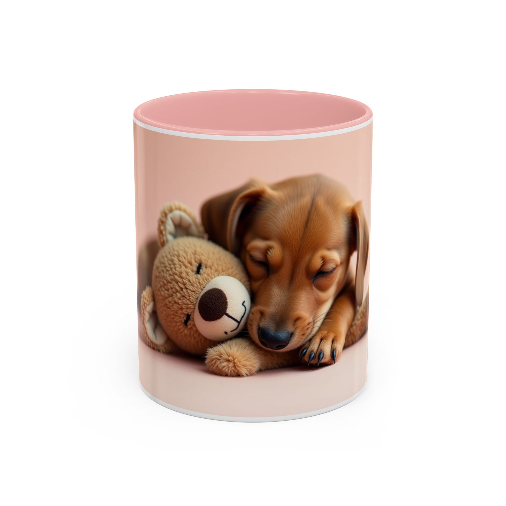 Cute Dog and Toy Accent Coffee Mug - Perfect for Pet Lovers, Gift for Animal Enthusiasts, Adorable Mug for Home and Office