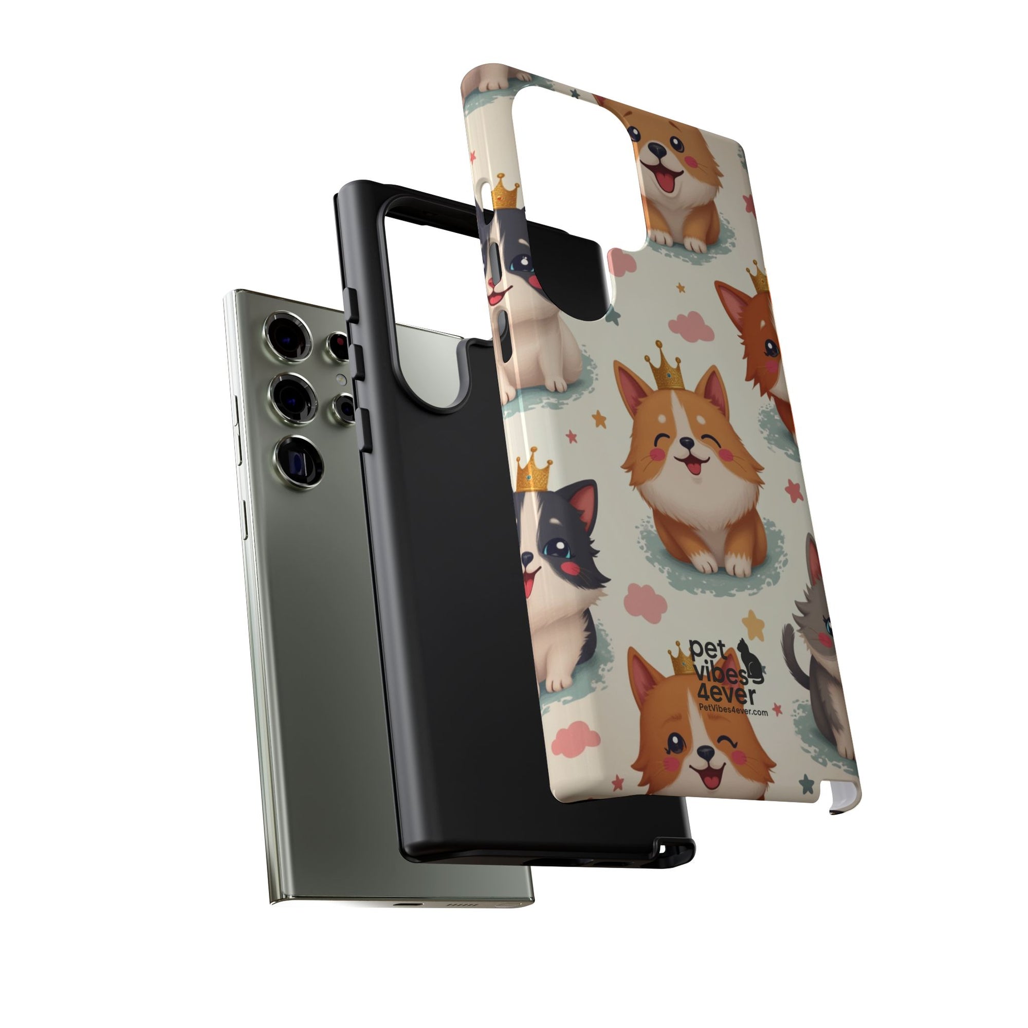 Cute Pet Phone Case, Animal Lover Gift, Dog Cat Lover Accessory, Phone Cover for Pet Parents, Birthday Gift for Pet Owners