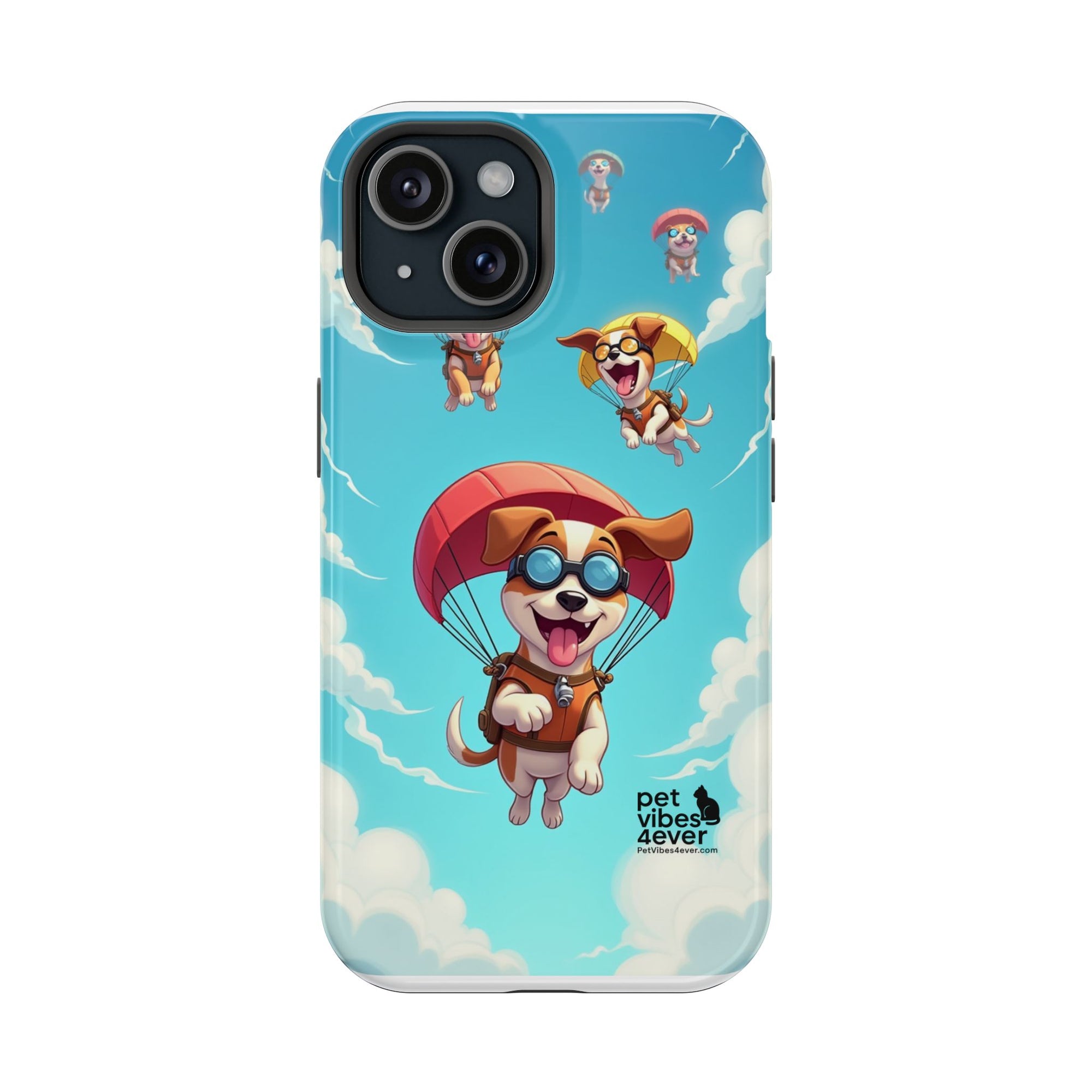 Playful Pet Vibes iPhone Case | Impact-Resistant Dog Design, Gifts for Dog Lovers, Cute Phone Accessory, Fun Pet Merchandise, [...]