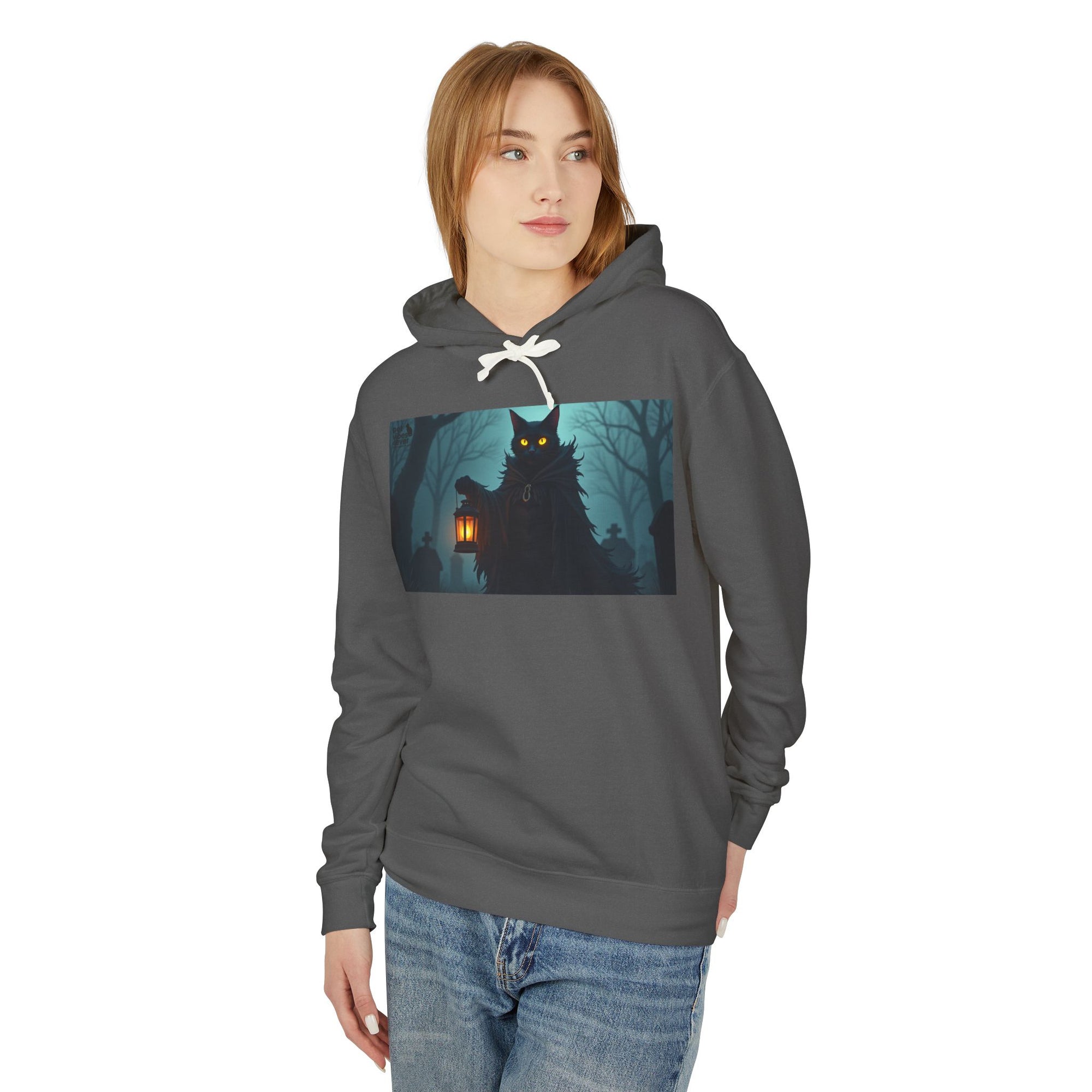 Mysterious Forest Hoodie, Cozy Lightweight Hooded Sweatshirt for Fall, Perfect for Halloween, Unisex Gift, Casual Wear, Autumn Style