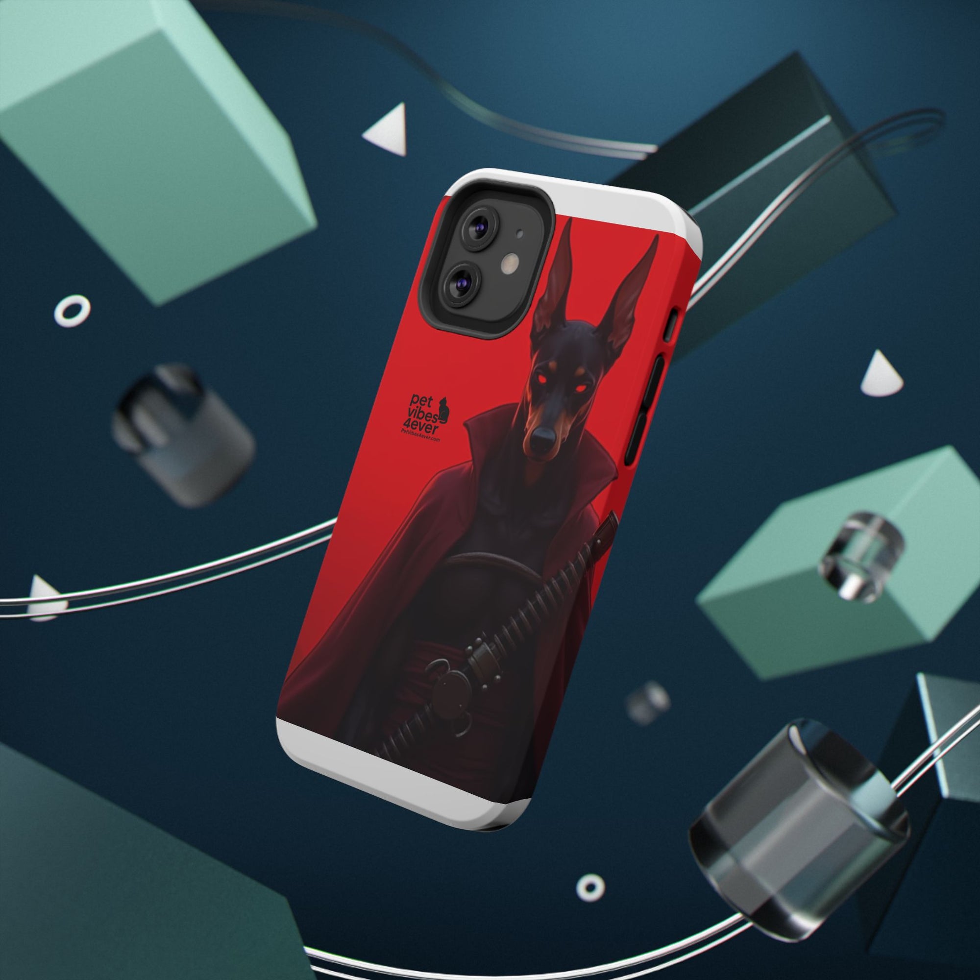 Impact-Resistant Phone Cases with Bold Dog Design, Durable Silicone, Gifts for Dog Lovers, Unique Cell Phone Accessories, Pet-Themed Gifts
