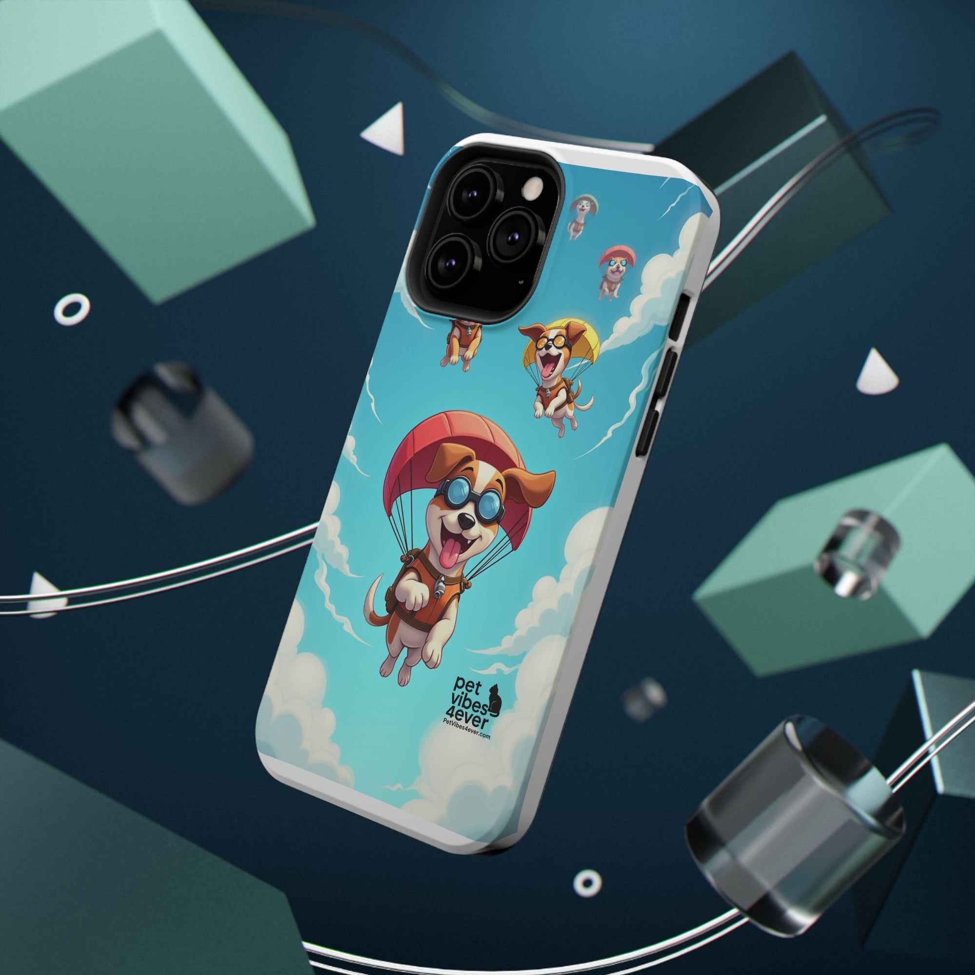 Playful Pet Vibes iPhone Case | Impact-Resistant Dog Design, Gifts for Dog Lovers, Cute Phone Accessory, Fun Pet Merchandise, [...]