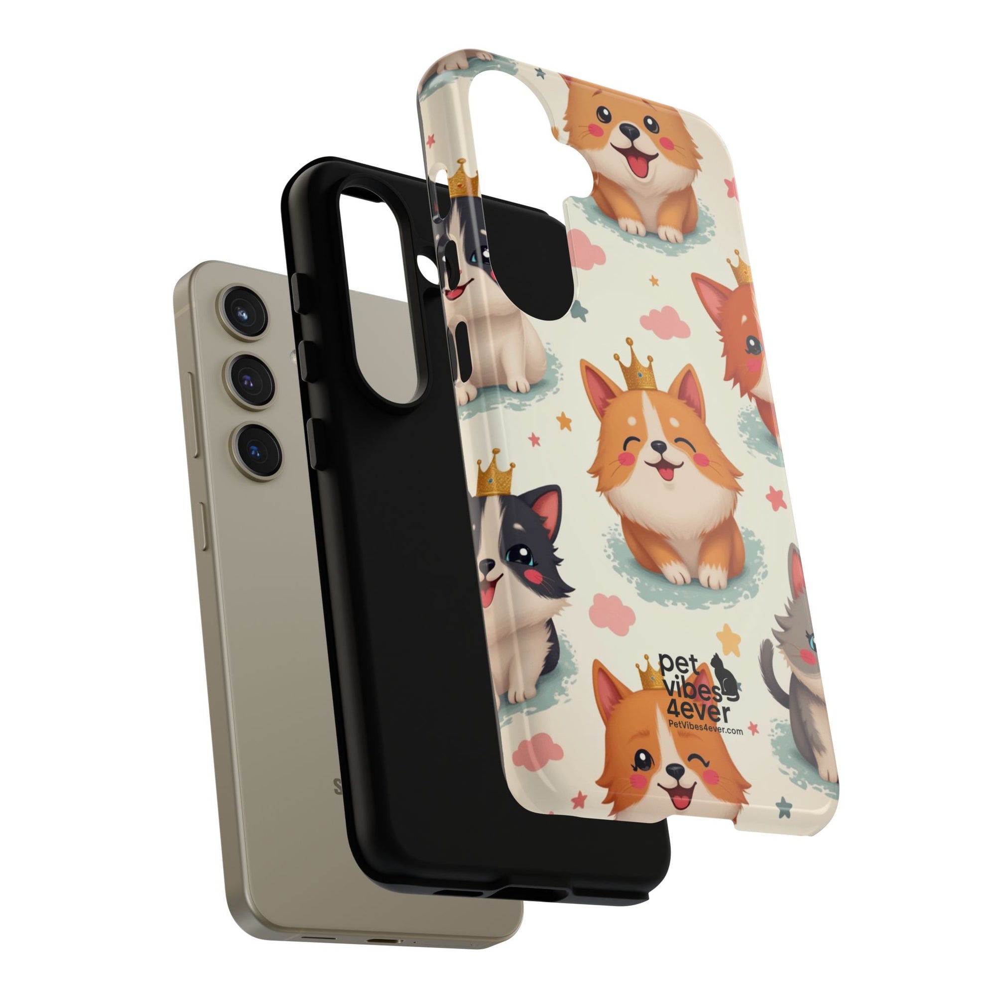 Cute Pet Phone Case, Animal Lover Gift, Dog Cat Lover Accessory, Phone Cover for Pet Parents, Birthday Gift for Pet Owners
