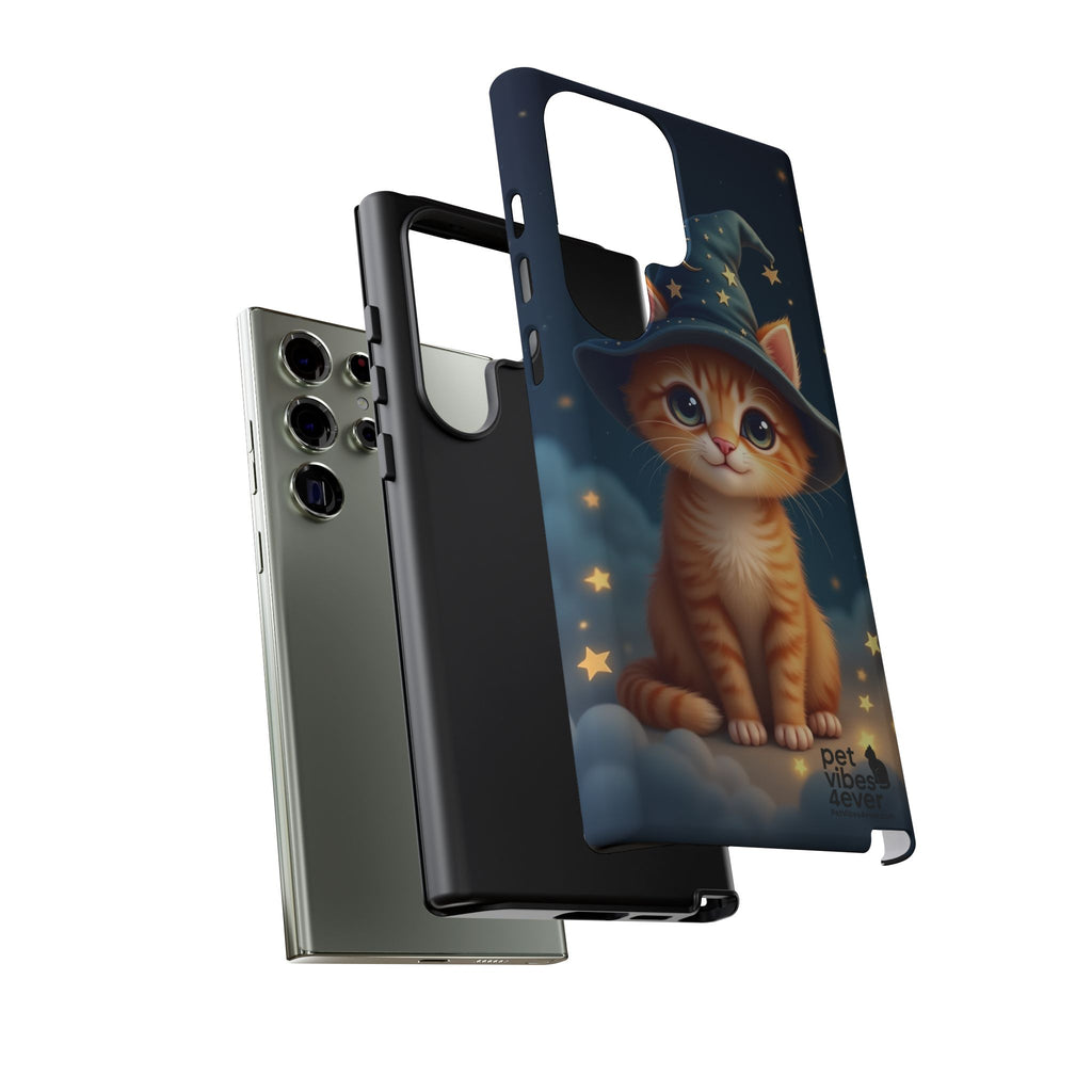 Cat-Themed Phone Case, Magical Cat Case, Pet Lover Gift, Cute Animal Accessories, Birthday Present For Cat Owners