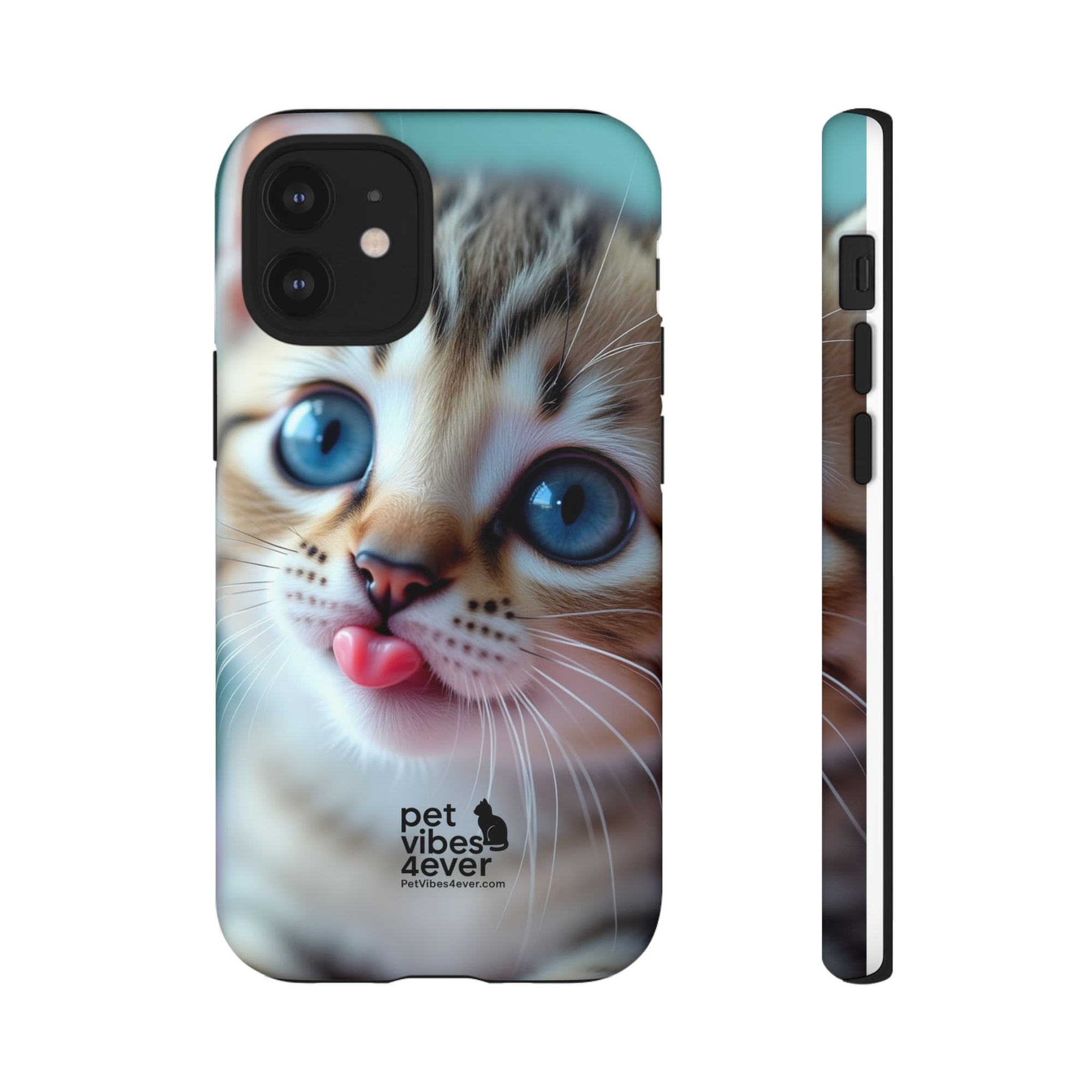 Cute Cat Phone Case, Pet Lover Gift, Funny Animal Protector, Cute Tech Accessories, Cat Mom Gift