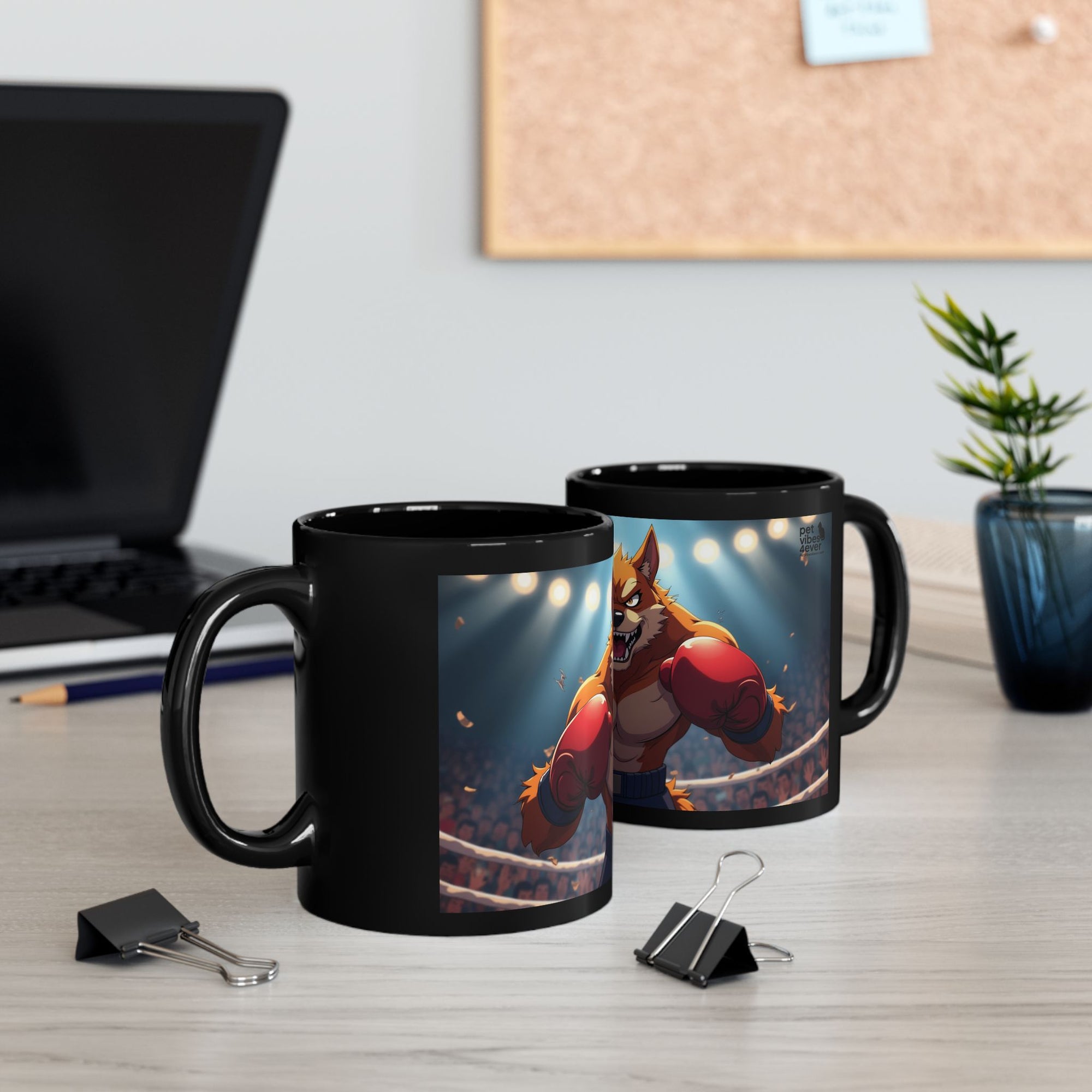 Fierce Boxer Dog Mug | Perfect Gift for Dog Lovers, Coffee and Tea Drinkers, Animal Lovers, Boxing Fans, Home & Office Decor