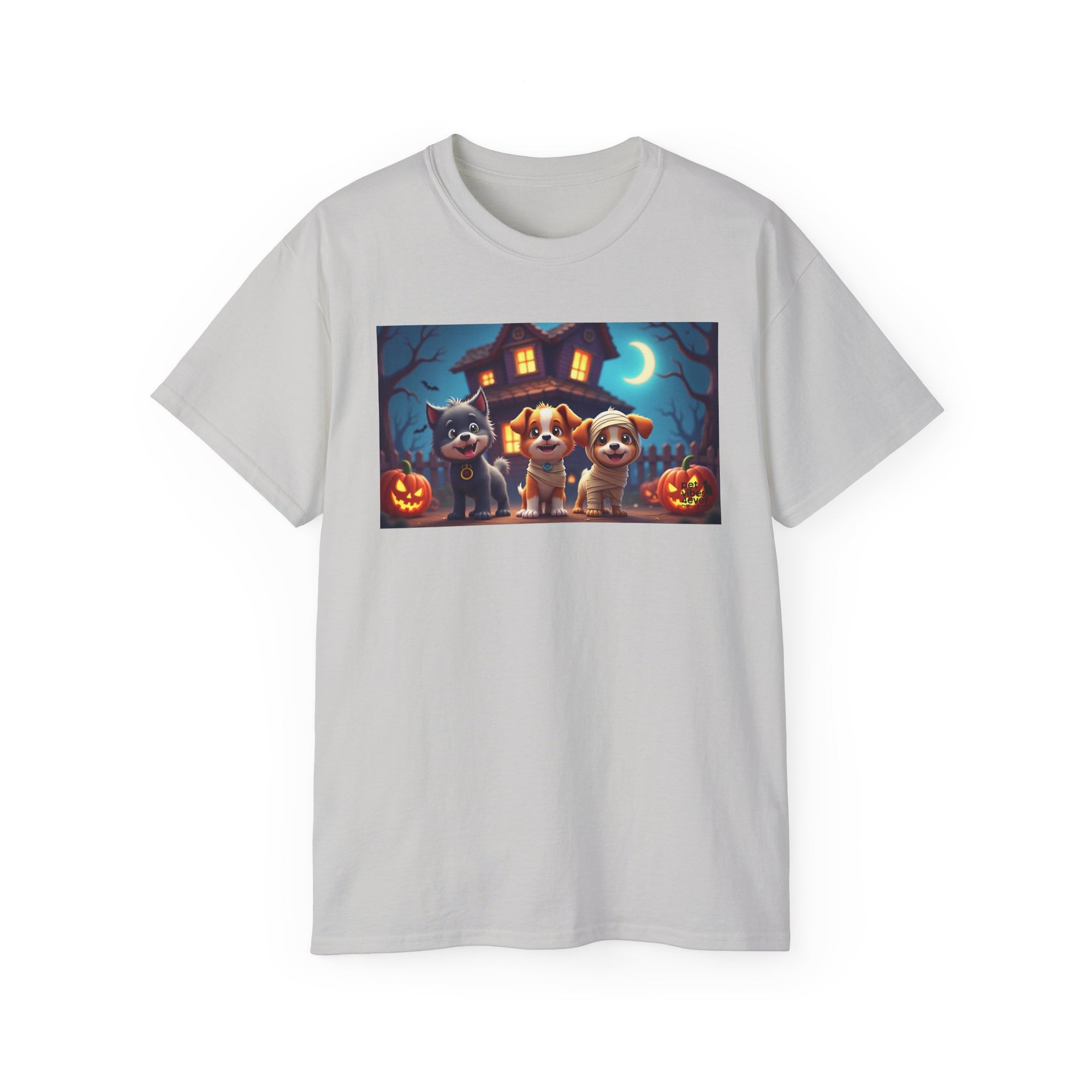 Halloween Pet Tee, Unisex Ultra Cotton T-Shirt, Cute Dog T-Shirt, Pet Lovers Gift, Halloween Costume Top