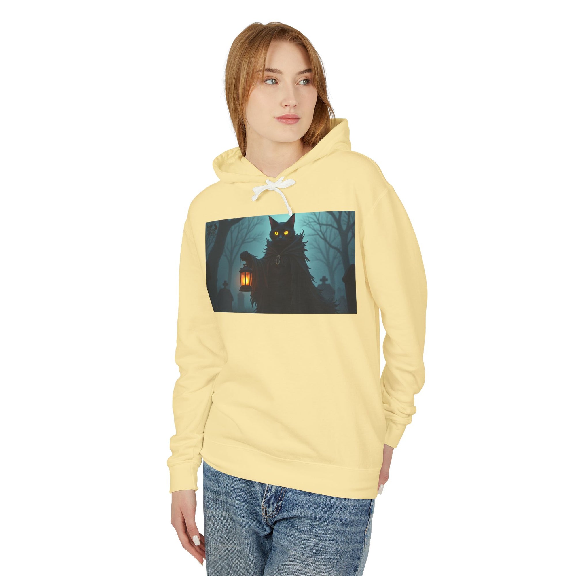 Mysterious Forest Hoodie, Cozy Lightweight Hooded Sweatshirt for Fall, Perfect for Halloween, Unisex Gift, Casual Wear, Autumn Style