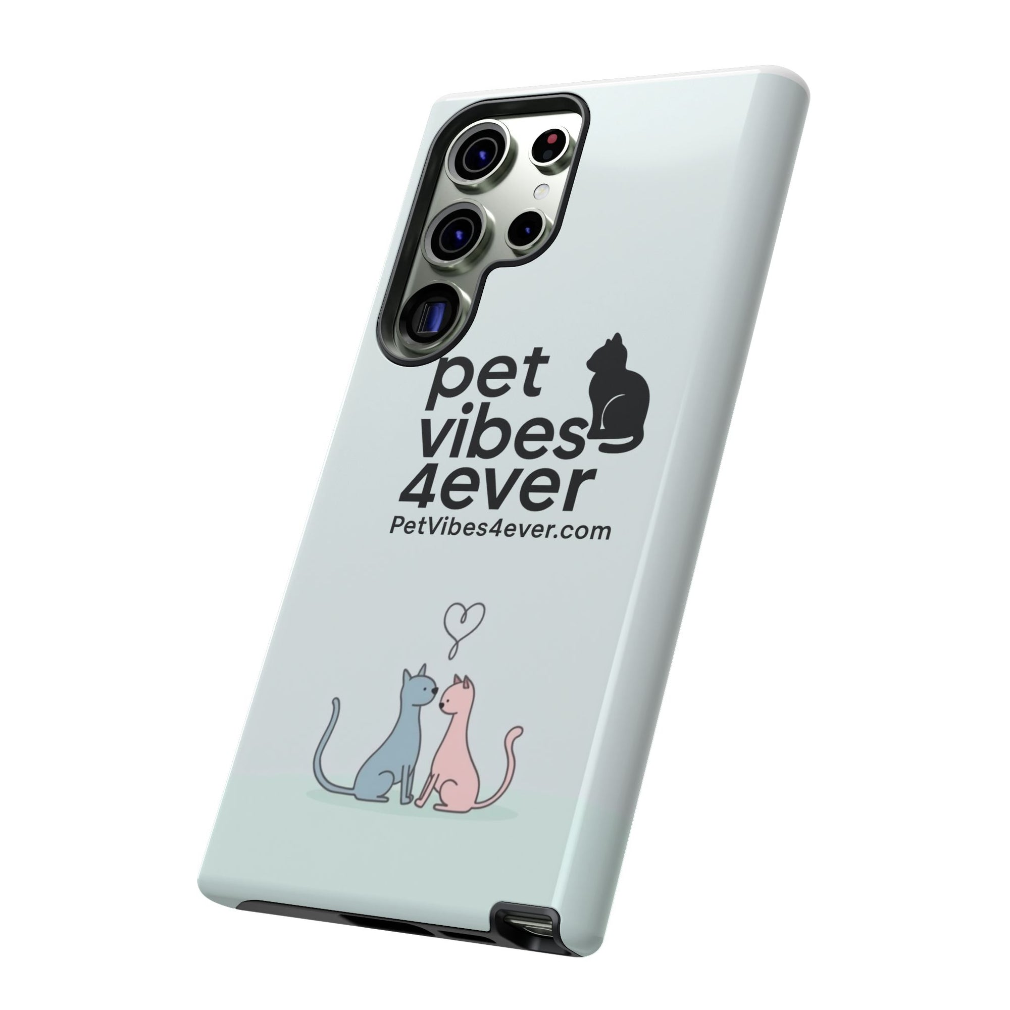 Cute Cat Phone Case, Colorful Tough Case for Pet Lovers, Cat-Themed Accessory, Gift for Animal Lovers, Mobile Phone Protection