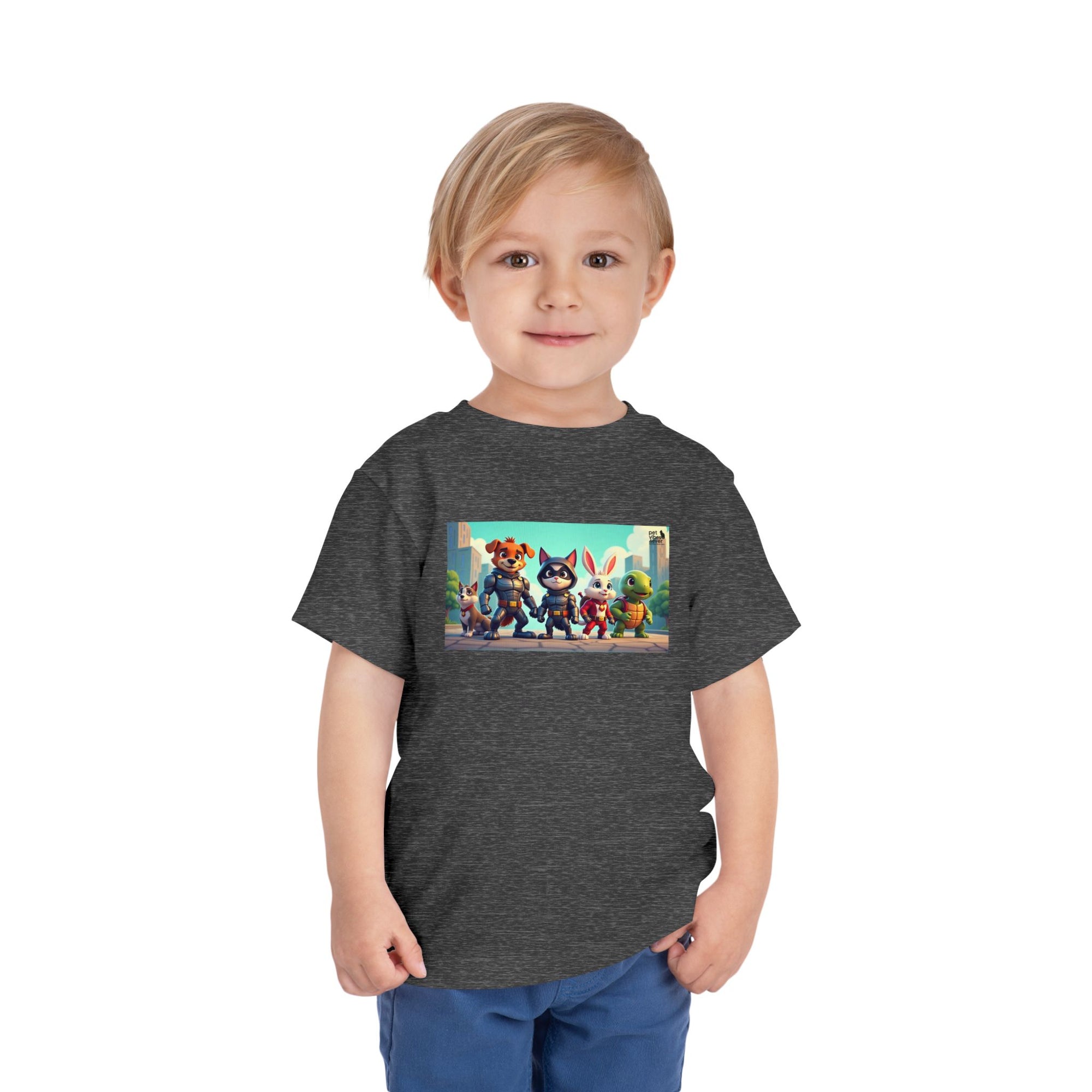 Adventurous Toddler Tee with Fun Characters | Perfect for Playdates, Birthdays, and Everyday Fun, Kids' T-Shirt, Cartoon Tee, Playful [...]