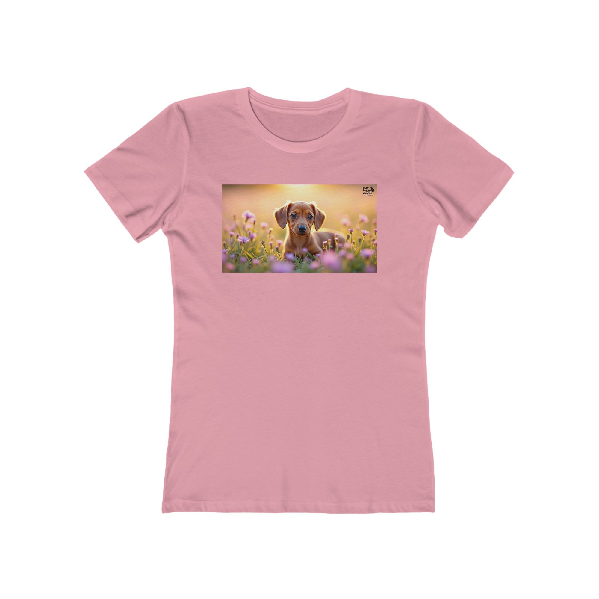 Cute Dog Lover's Boyfriend Tee, Women's Casual T-Shirt, Pet Lover Gift, Funny Dog Shirt, Animal Lover Apparel