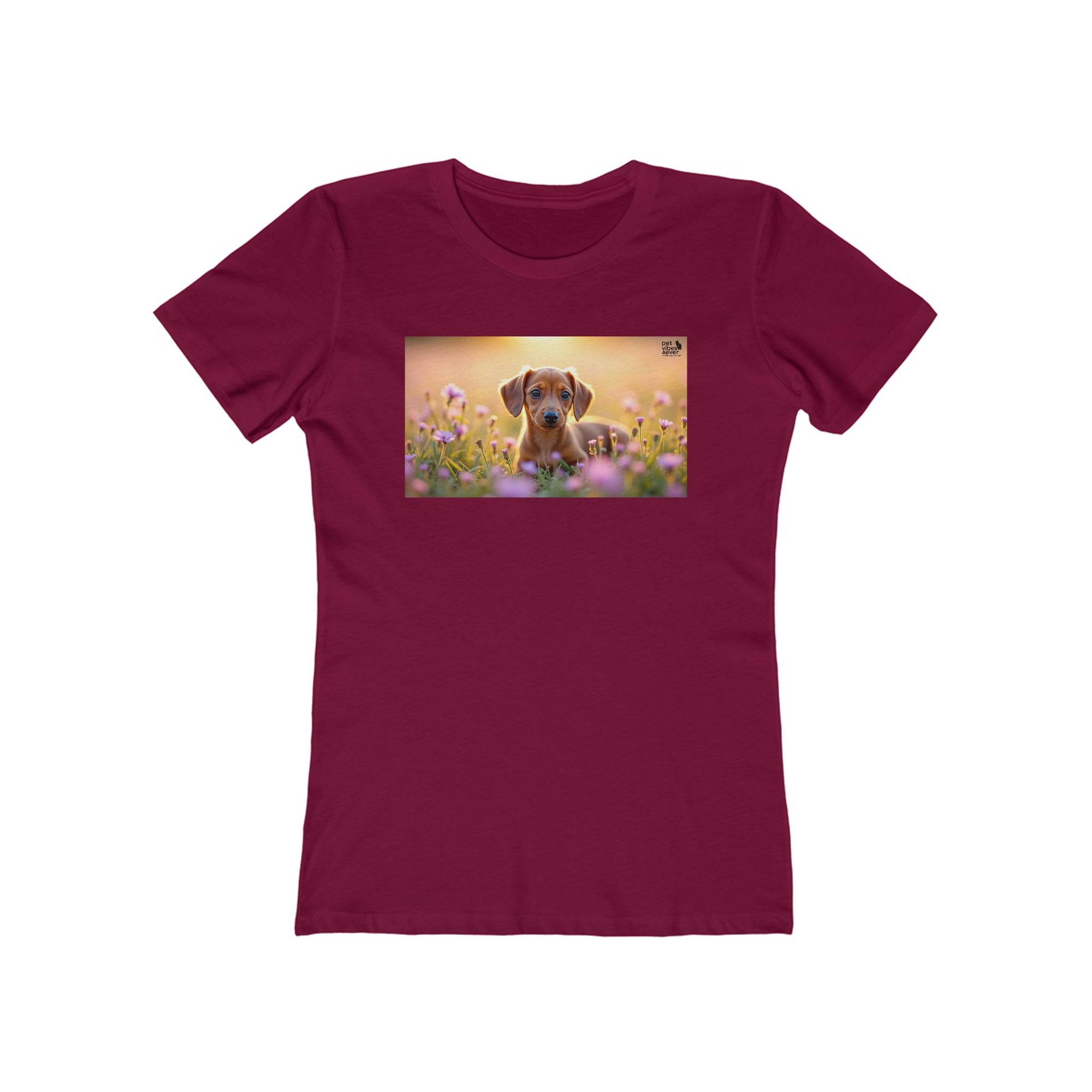 Cute Dog Lover's Boyfriend Tee, Women's Casual T-Shirt, Pet Lover Gift, Funny Dog Shirt, Animal Lover Apparel