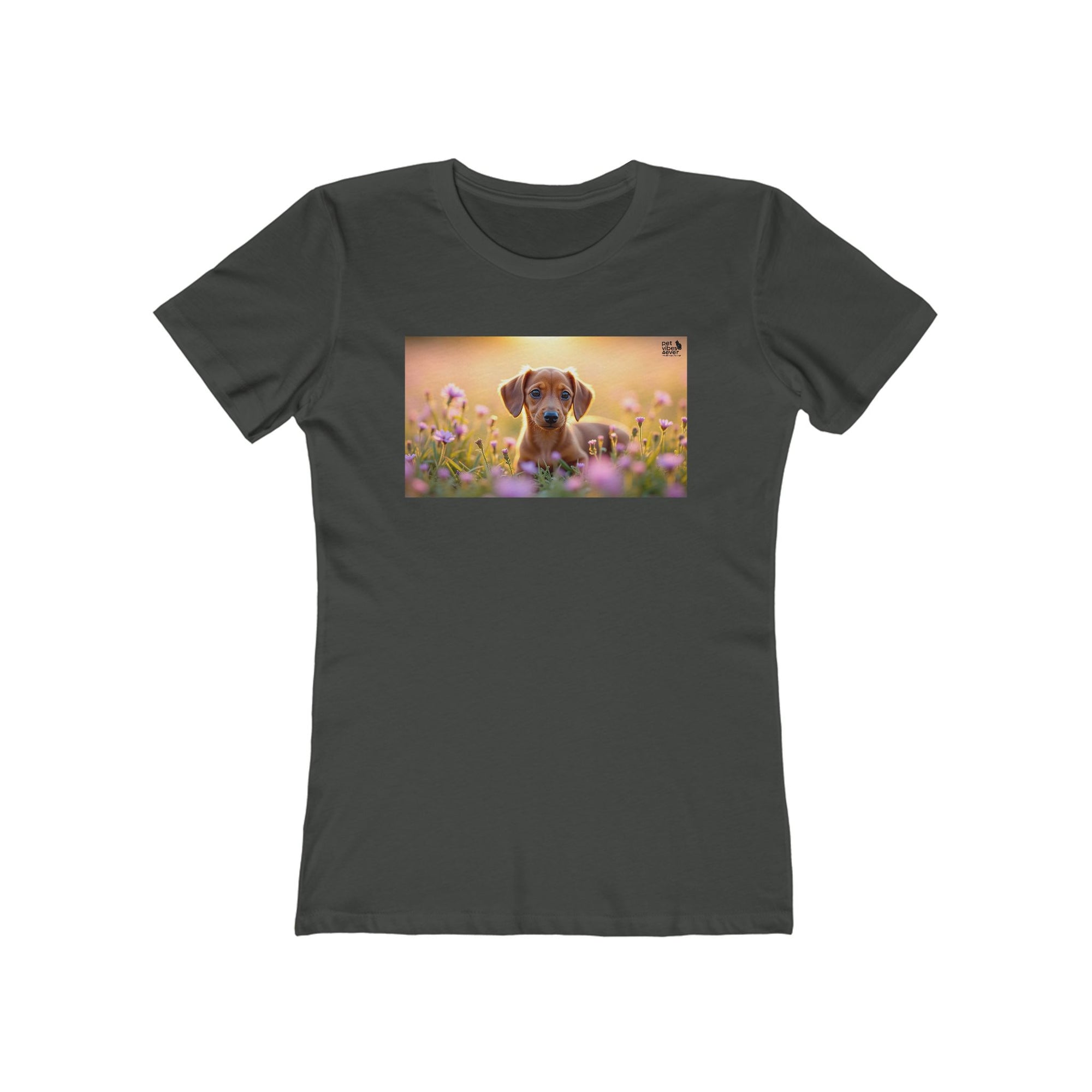 Cute Dog Lover's Boyfriend Tee, Women's Casual T-Shirt, Pet Lover Gift, Funny Dog Shirt, Animal Lover Apparel