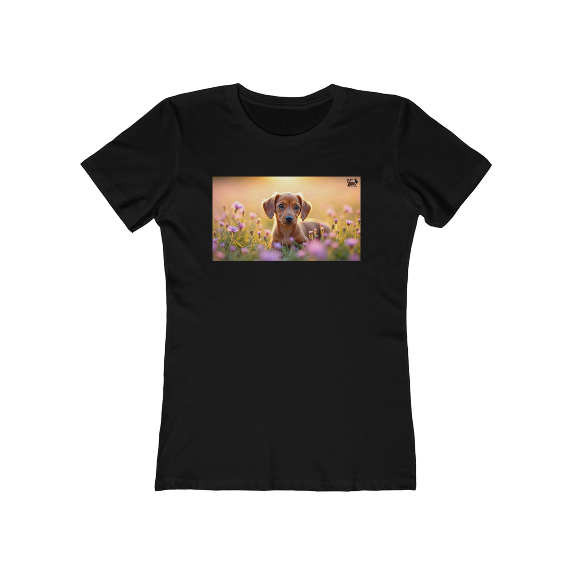 Cute Dog Lover's Boyfriend Tee, Women's Casual T-Shirt, Pet Lover Gift, Funny Dog Shirt, Animal Lover Apparel
