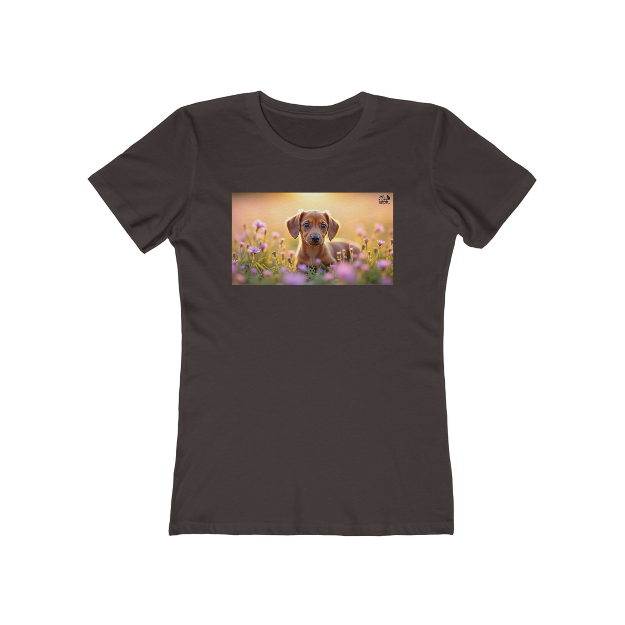 Cute Dog Lover's Boyfriend Tee, Women's Casual T-Shirt, Pet Lover Gift, Funny Dog Shirt, Animal Lover Apparel