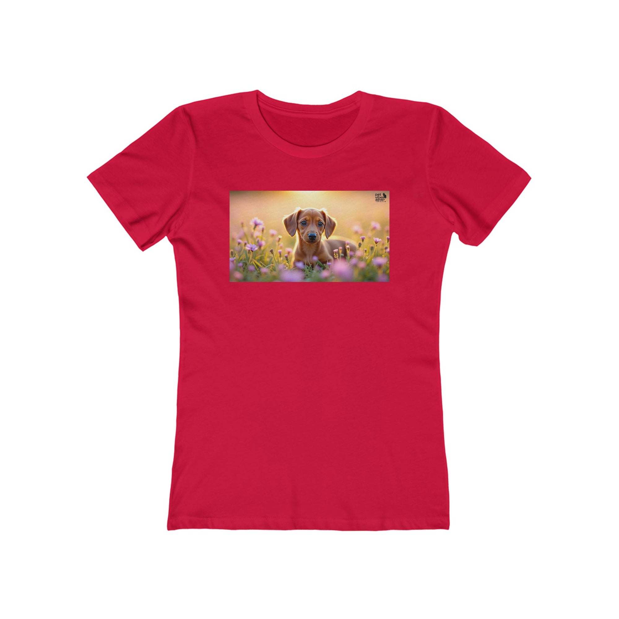 Cute Dog Lover's Boyfriend Tee, Women's Casual T-Shirt, Pet Lover Gift, Funny Dog Shirt, Animal Lover Apparel