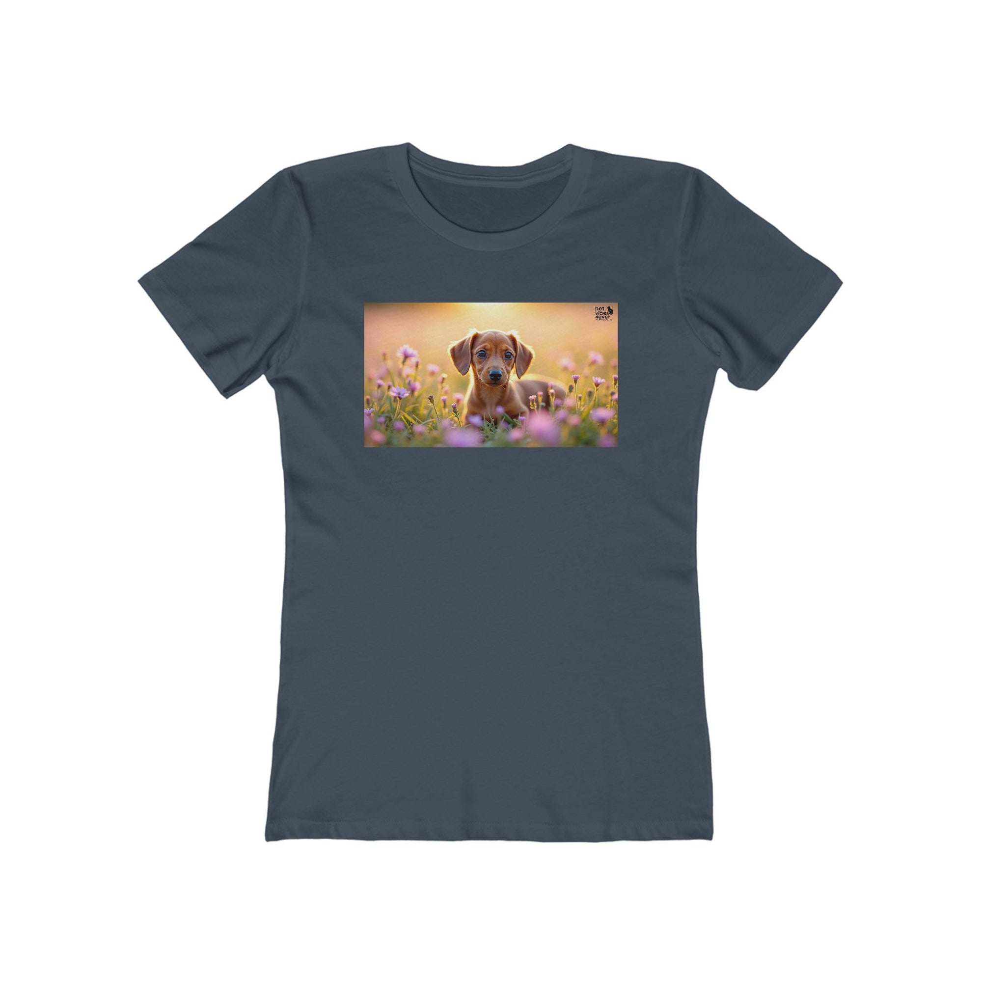 Cute Dog Lover's Boyfriend Tee, Women's Casual T-Shirt, Pet Lover Gift, Funny Dog Shirt, Animal Lover Apparel
