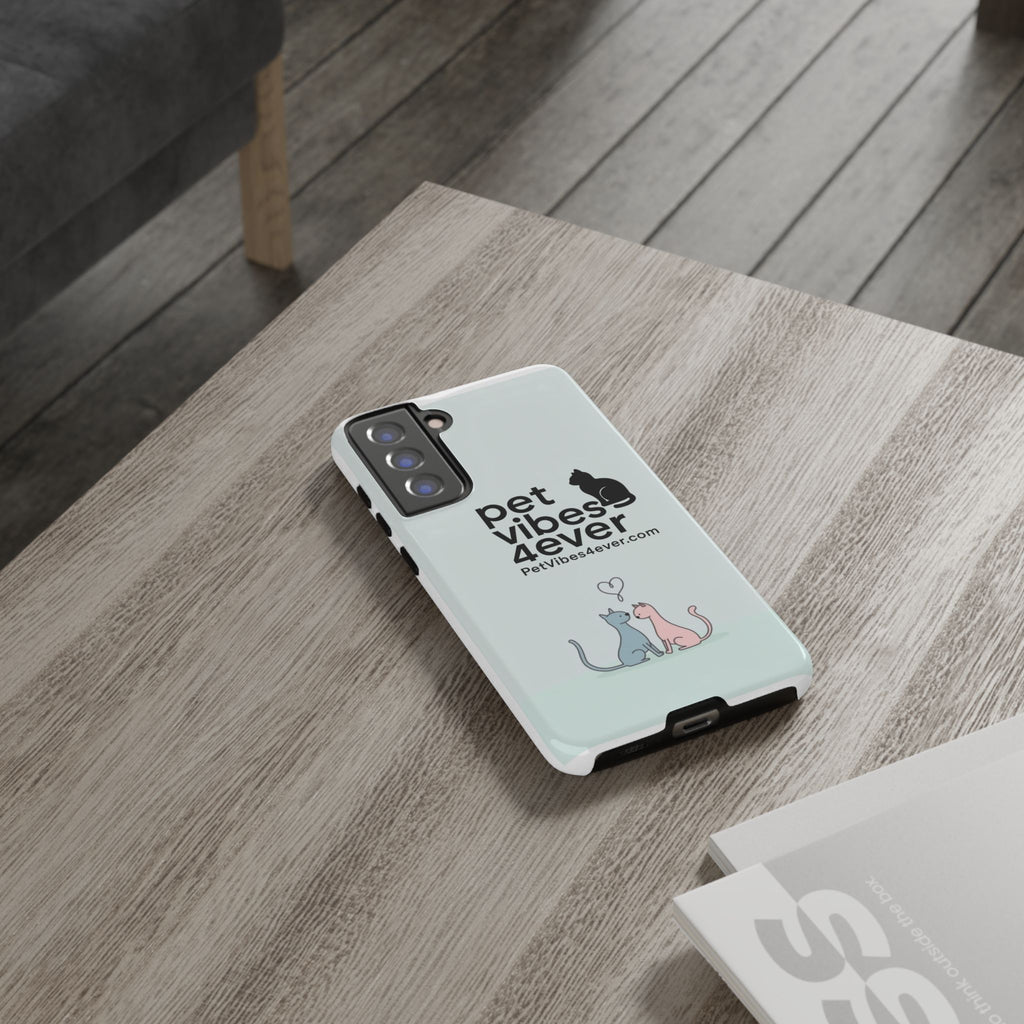 Cute Cat Phone Case, Colorful Tough Case for Pet Lovers, Cat-Themed Accessory, Gift for Animal Lovers, Mobile Phone Protection