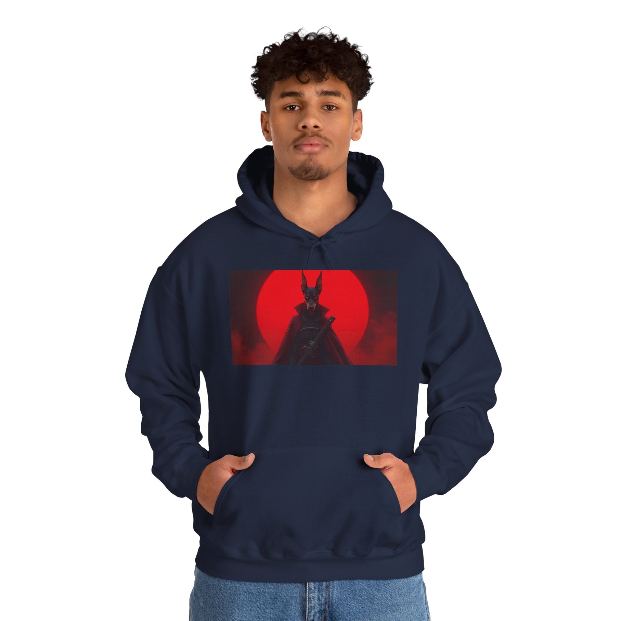 Red Sun Graphic Hoodie for Fans, Perfect for Cozy Days, Gifting, Festivals, and Casual Outings.