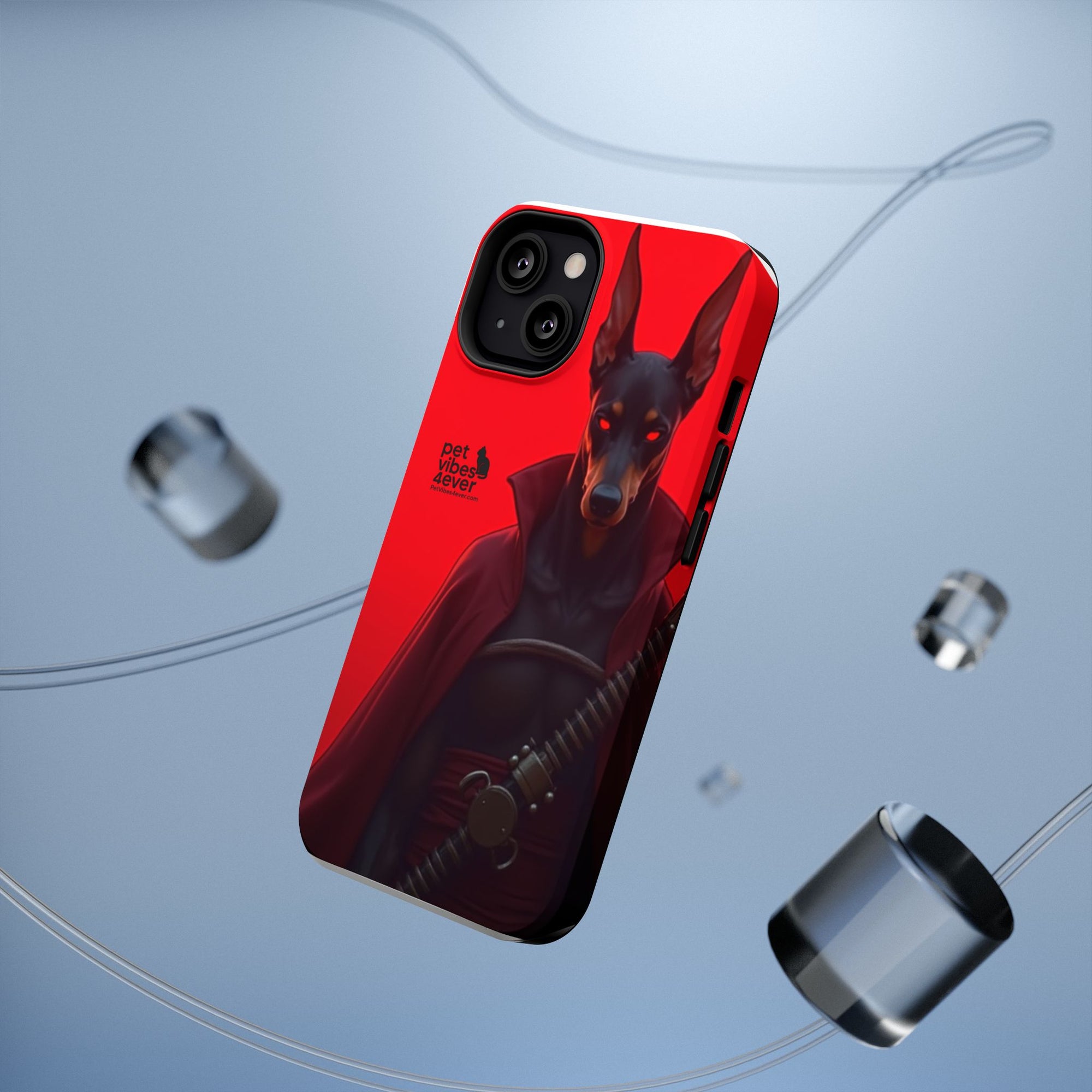 Impact-Resistant Phone Cases with Bold Dog Design, Durable Silicone, Gifts for Dog Lovers, Unique Cell Phone Accessories, Pet-Themed Gifts