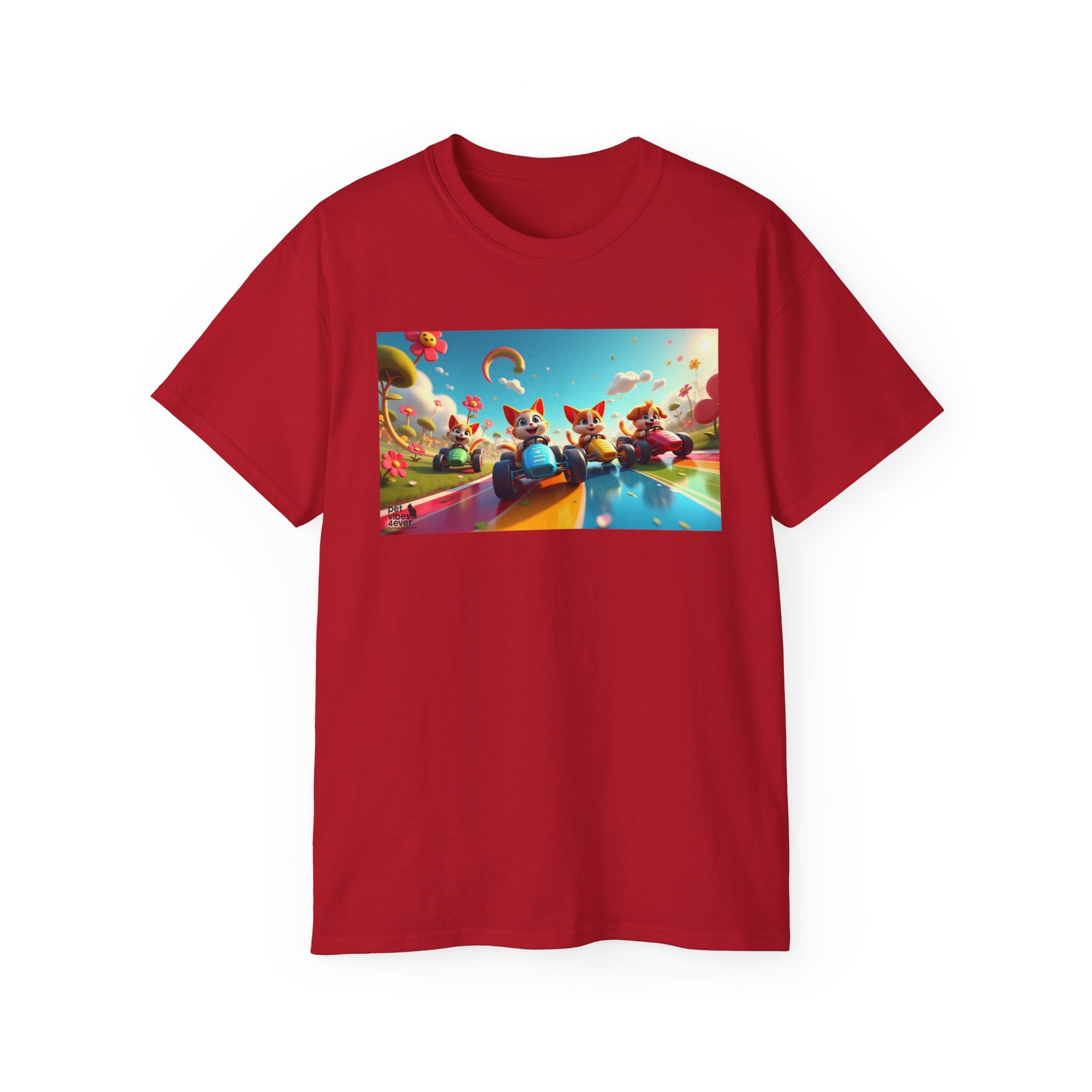 Colorful Fantasy Art Tee, Unisex Tee, Graphic T-Shirt, Fun Gift, Casual Wear, Summer Style, Festival Fashion