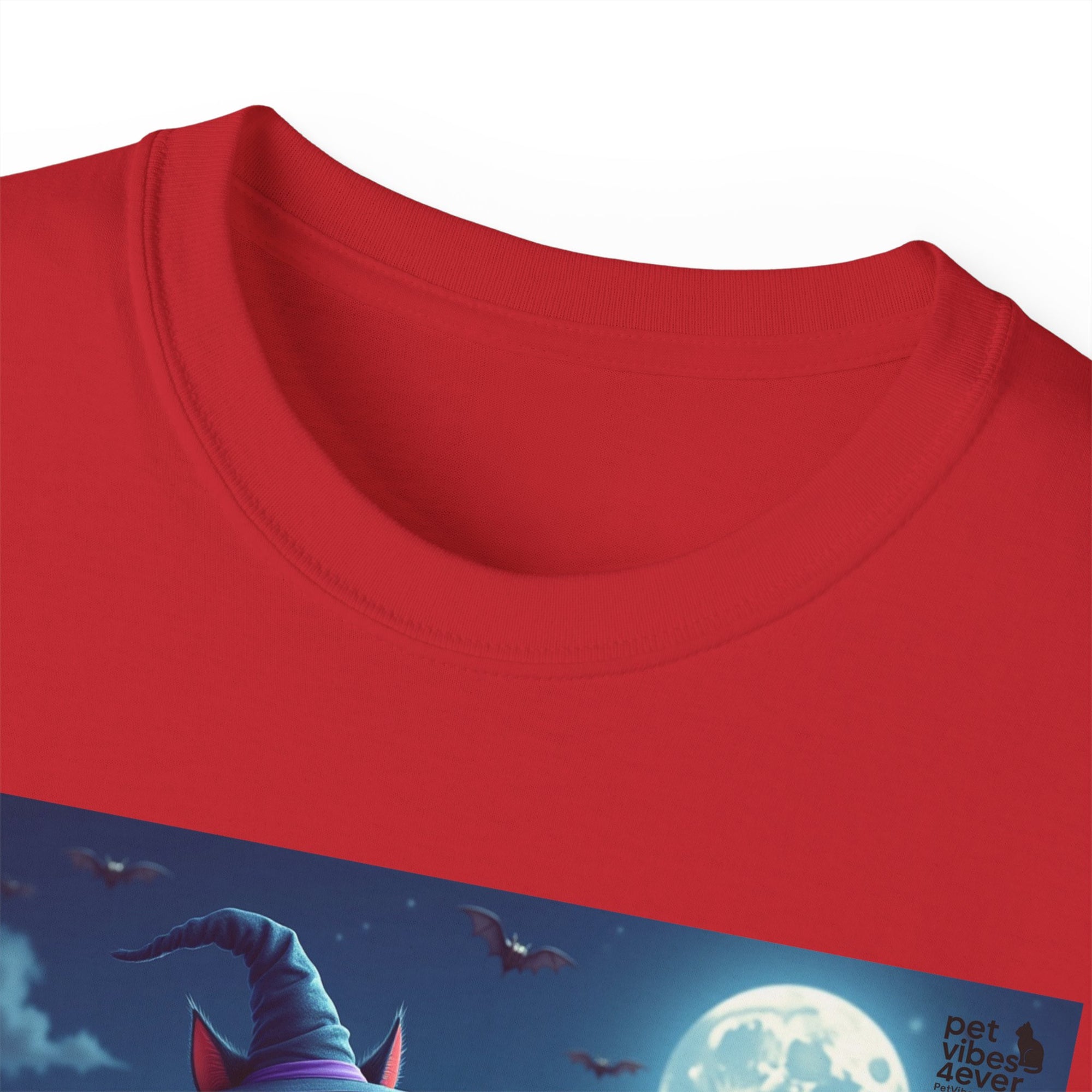 Moonlit Witch Unisex Tee | Spooky Vibes, Halloween Must-Have, Cozy Gift, Comfortable Everyday Wear, Magical Spirit Apparel