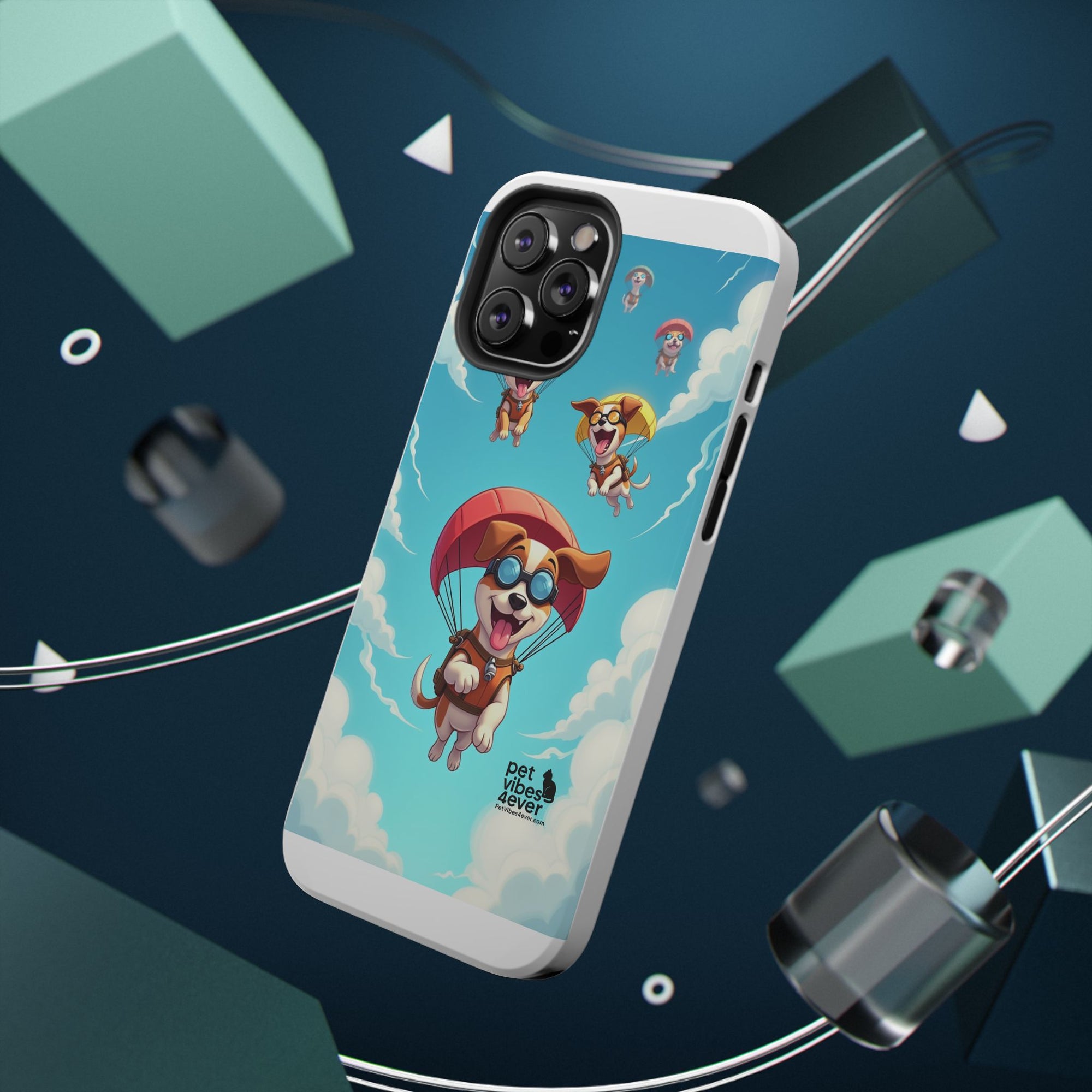 Playful Pet Vibes iPhone Case | Impact-Resistant Dog Design, Gifts for Dog Lovers, Cute Phone Accessory, Fun Pet Merchandise, [...]