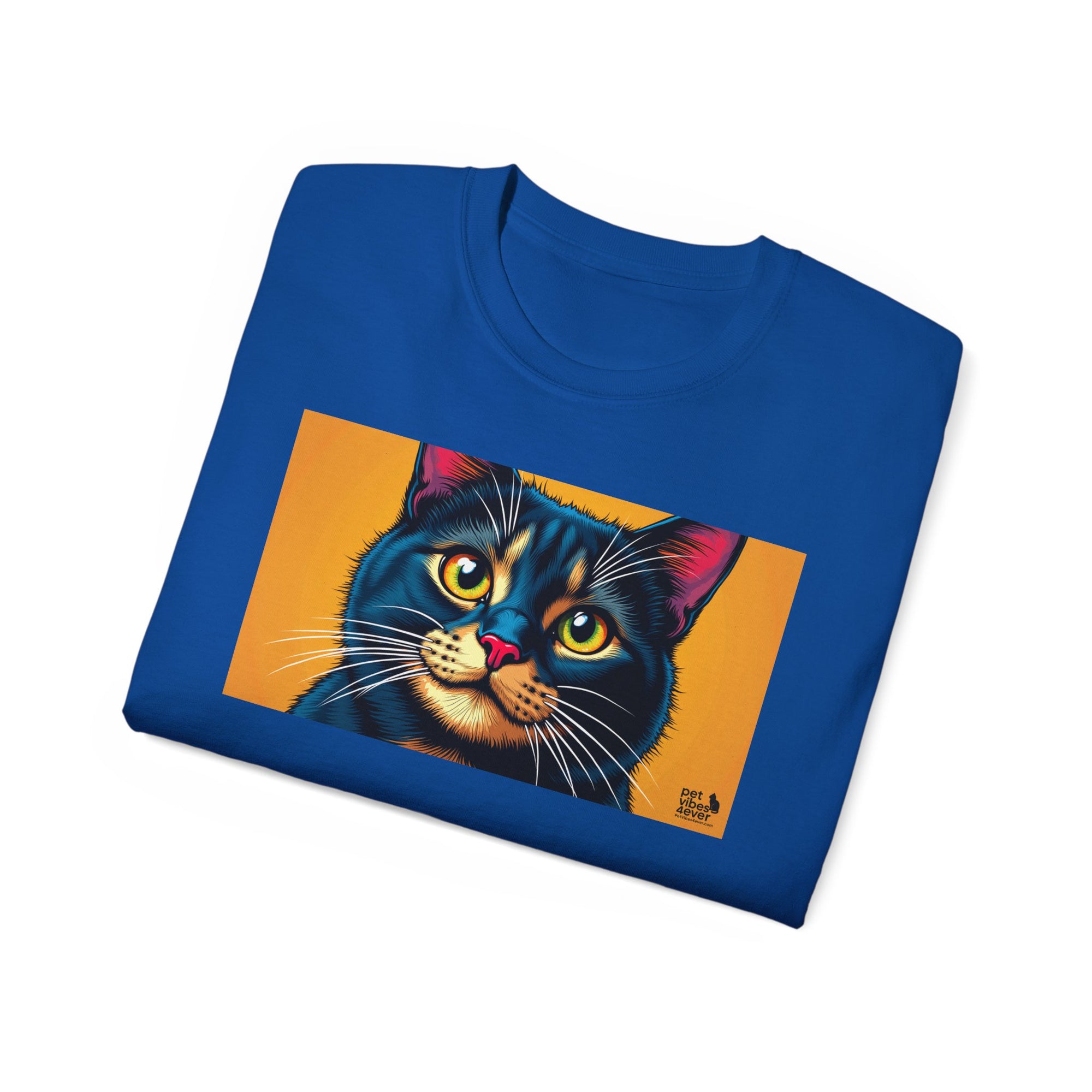 Whimsical Cat Art Tee, Funny Cat Lover Shirt, Gift for Cat Owners, Unique Pet Theme Apparel, Cozy Everyday Wear, Birthday Gift
