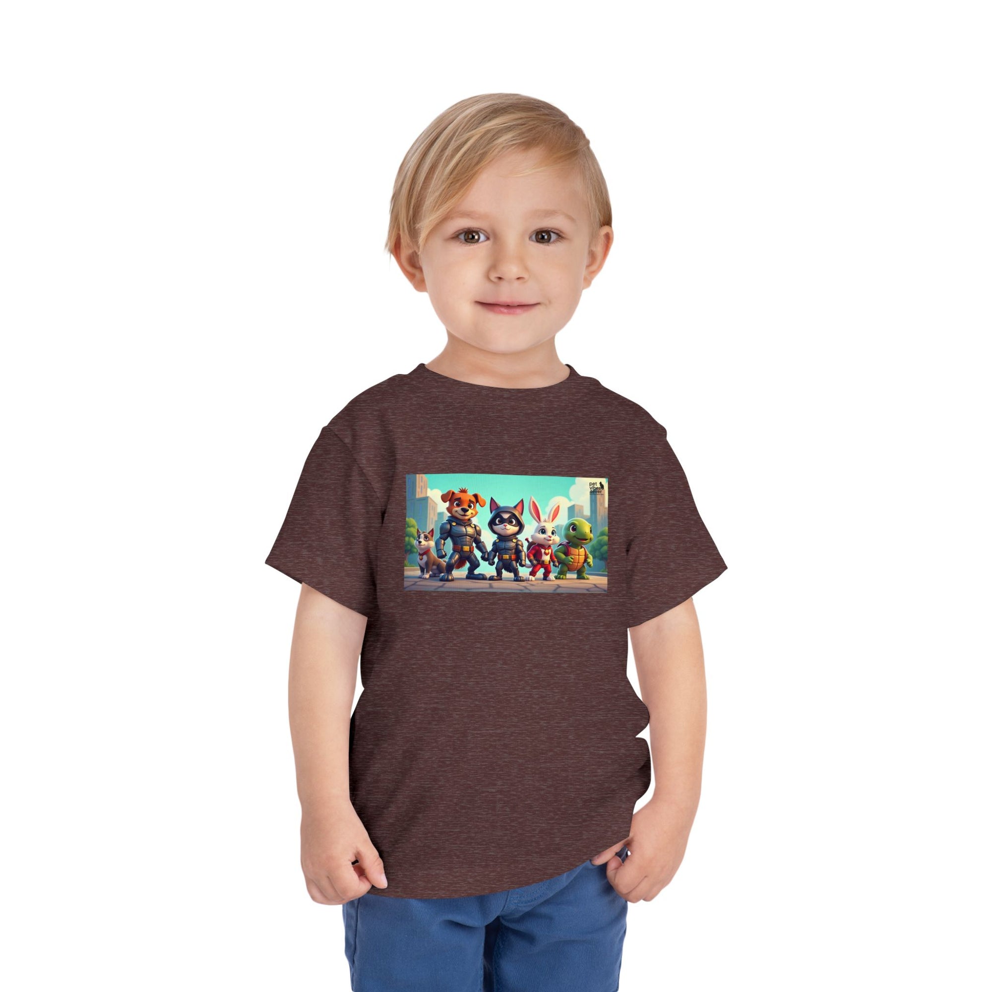 Adventurous Toddler Tee with Fun Characters | Perfect for Playdates, Birthdays, and Everyday Fun, Kids' T-Shirt, Cartoon Tee, Playful [...]