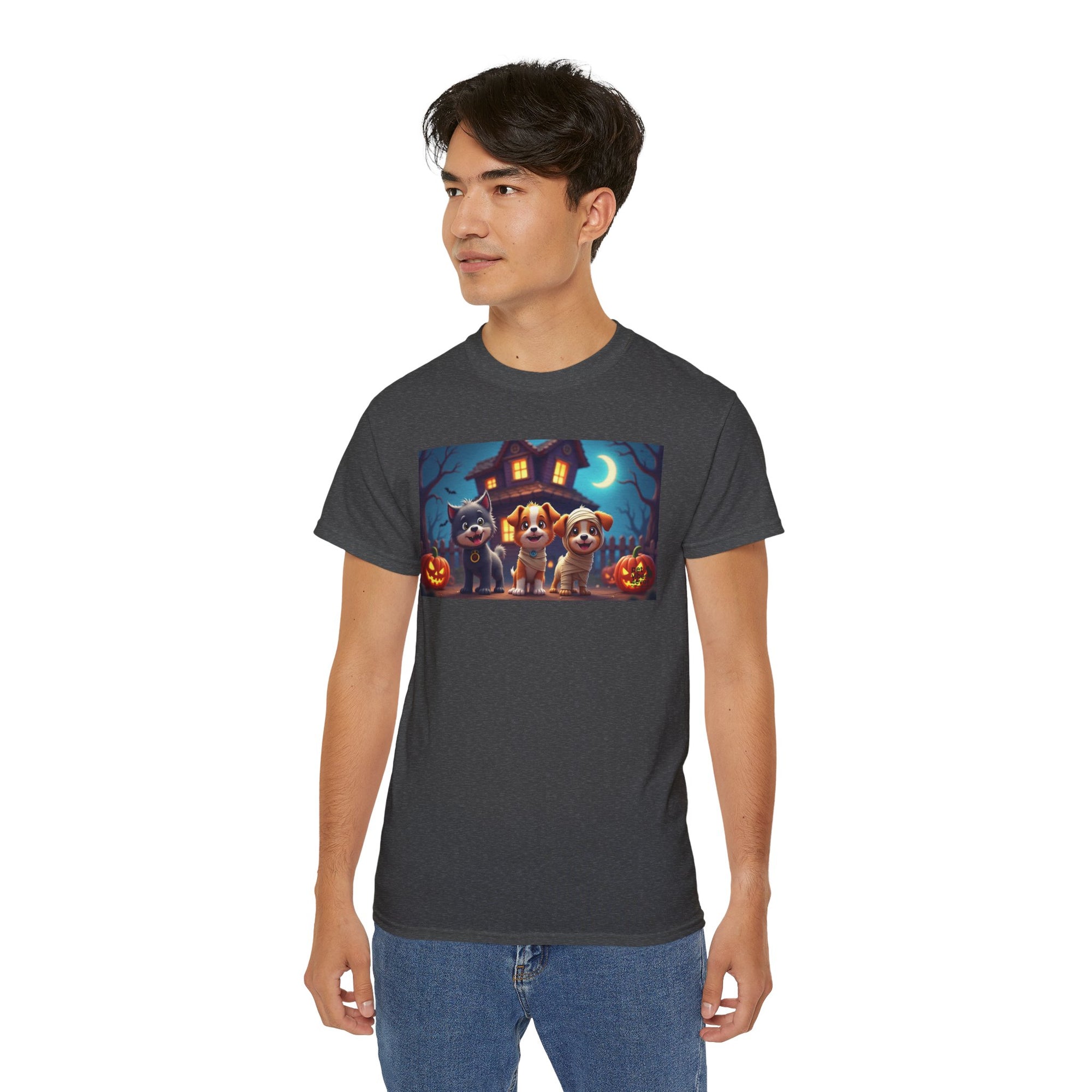 Halloween Pet Tee, Unisex Ultra Cotton T-Shirt, Cute Dog T-Shirt, Pet Lovers Gift, Halloween Costume Top