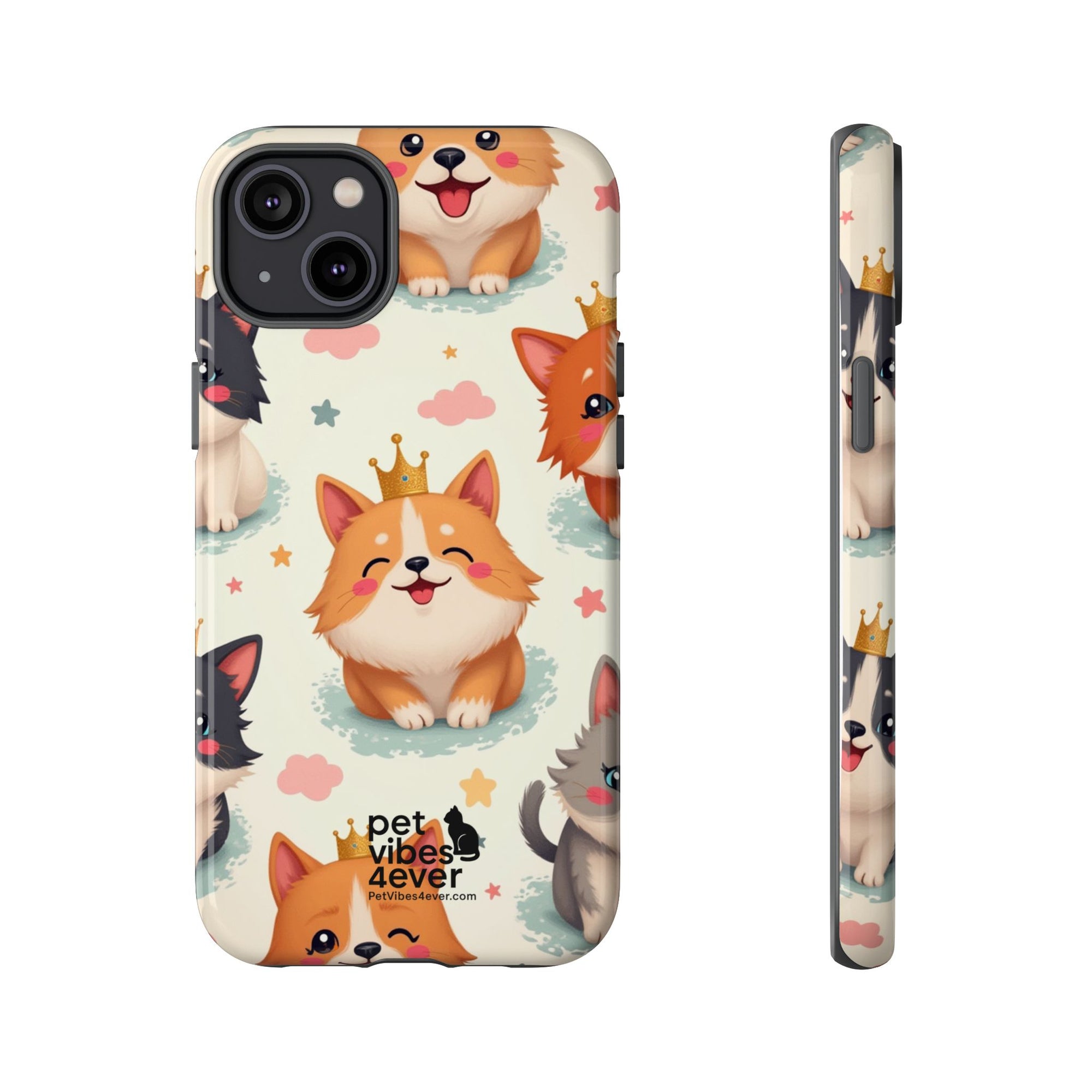 Cute Pet Phone Case, Dog Lover Accessory, Cat Phone Cover, Gift for Animal Lovers, Birthday Present, Pet Vibes Forever