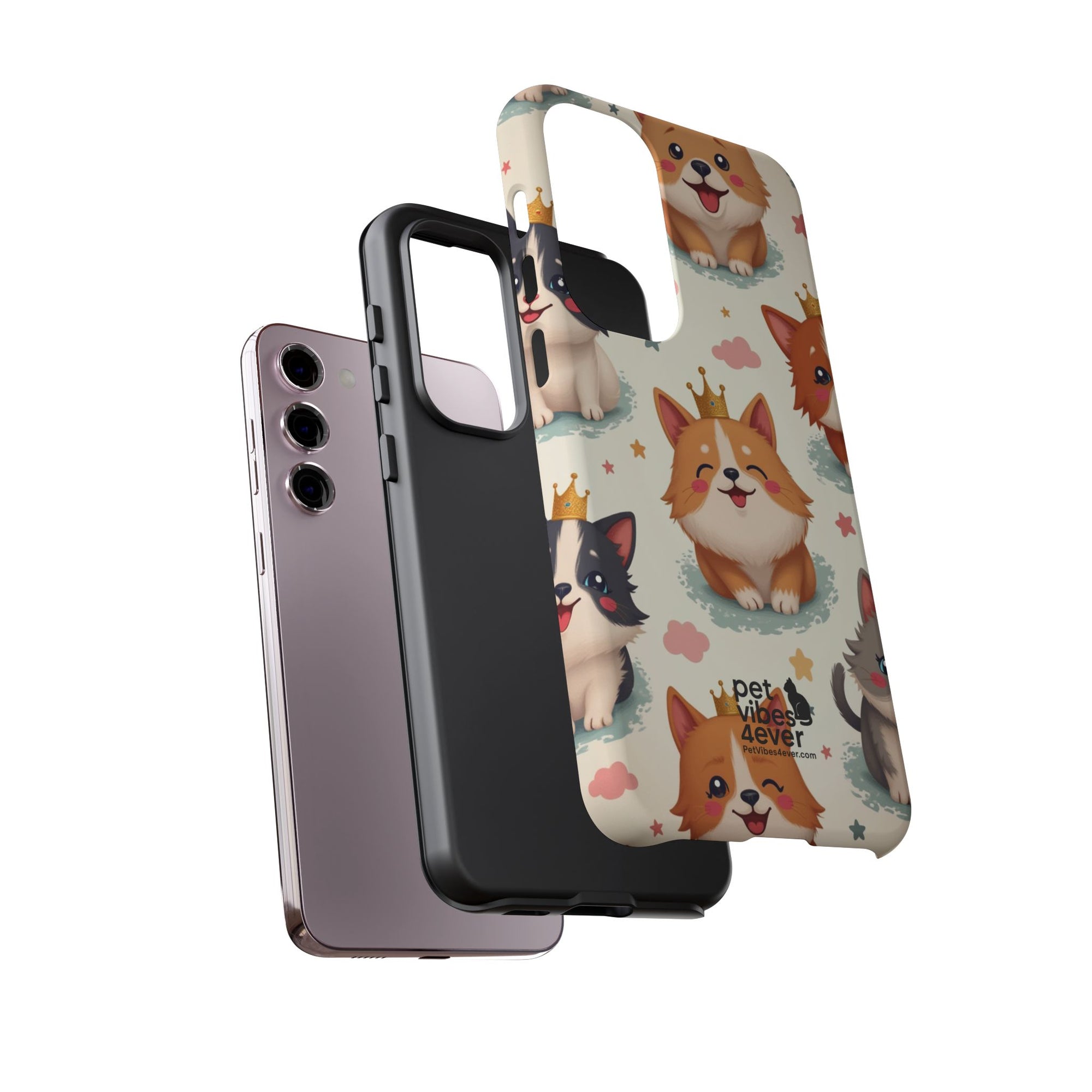 Cute Pet Phone Case, Animal Lover Gift, Dog Cat Lover Accessory, Phone Cover for Pet Parents, Birthday Gift for Pet Owners