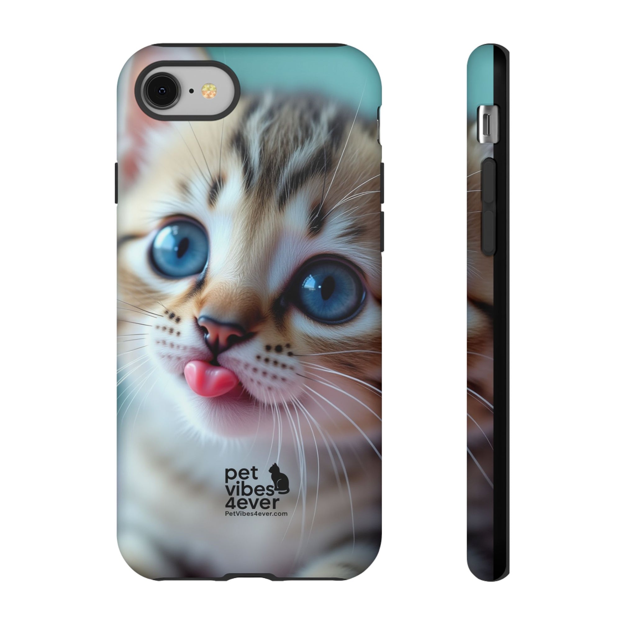Cute Cat Phone Case, Pet Lover Gift, Funny Animal Protector, Cute Tech Accessories, Cat Mom Gift