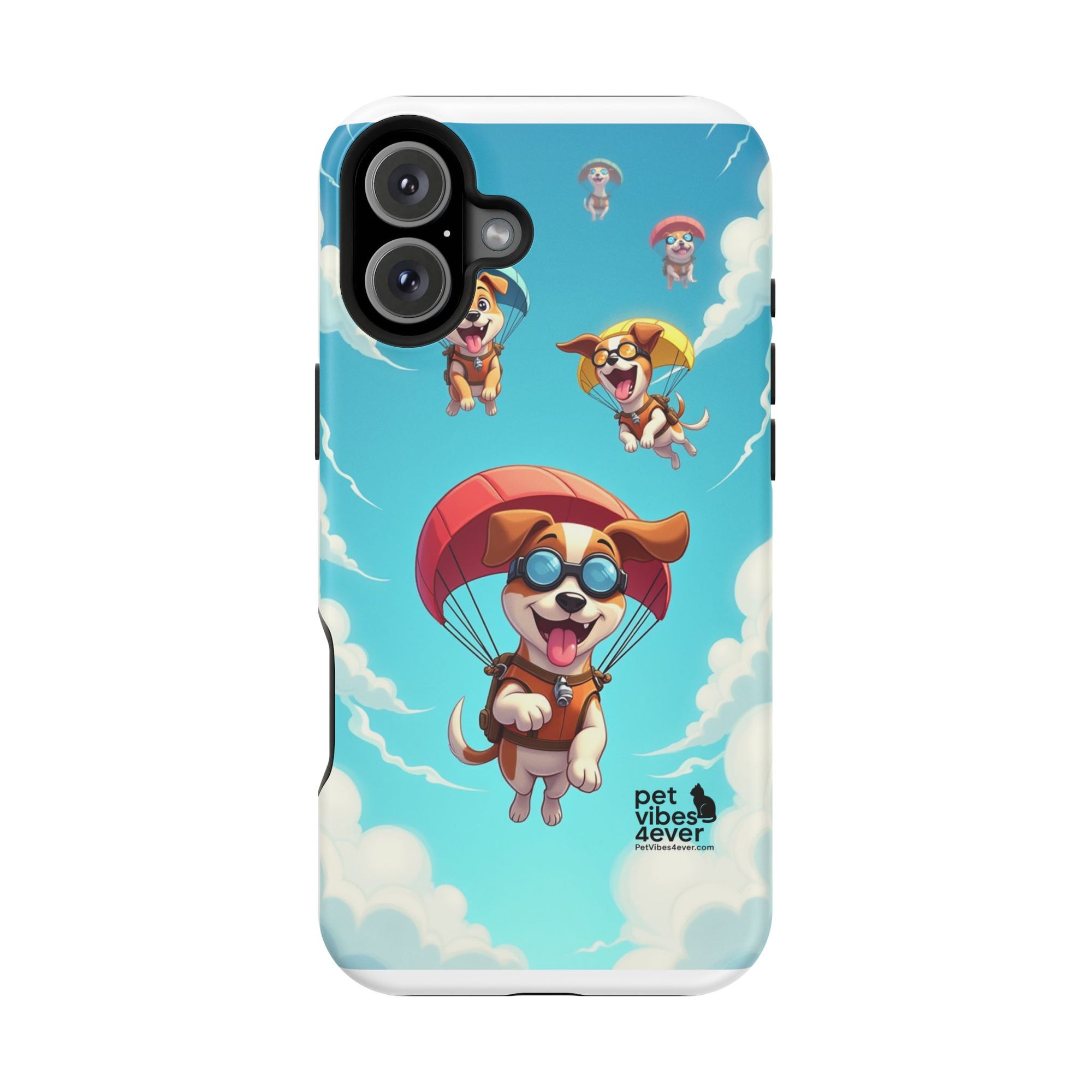 Playful Pet Vibes iPhone Case | Impact-Resistant Dog Design, Gifts for Dog Lovers, Cute Phone Accessory, Fun Pet Merchandise, [...]