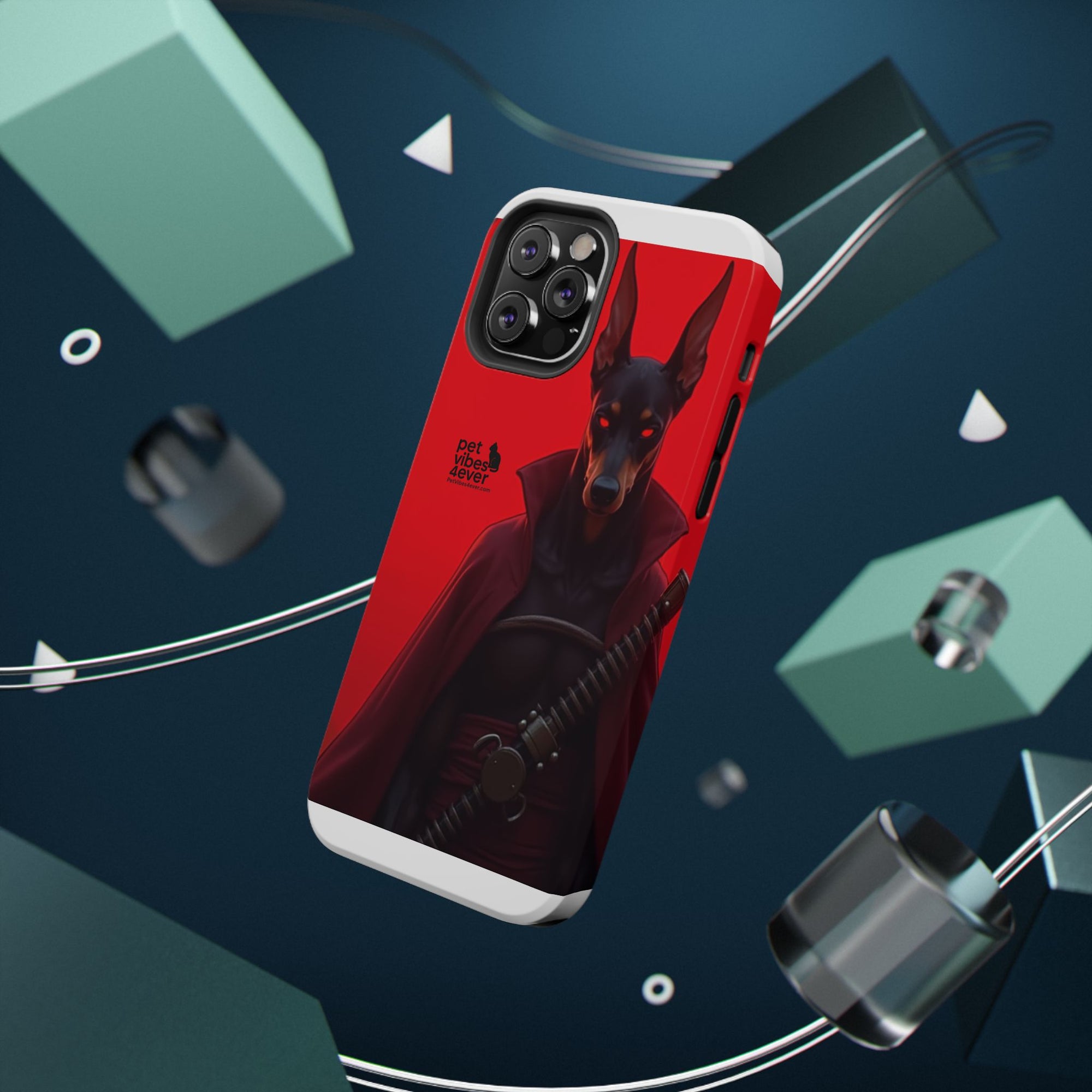 Impact-Resistant Phone Cases with Bold Dog Design, Durable Silicone, Gifts for Dog Lovers, Unique Cell Phone Accessories, Pet-Themed Gifts