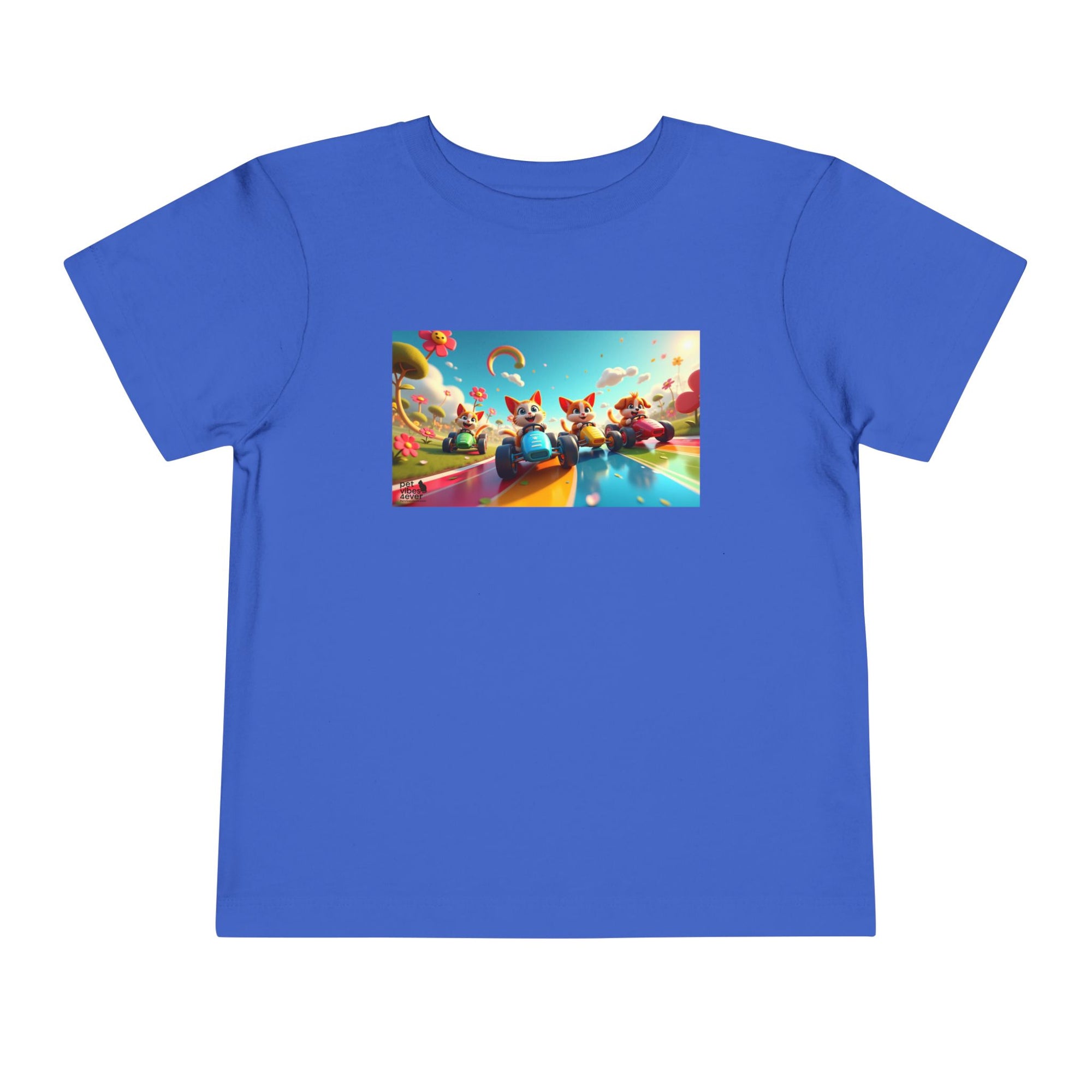 Colorful Toddler Short Sleeve Tee, Fun Kids T-Shirt, Summer Playwear, Birthday Gift, Rainbow Design Tee, Everyday Playwear
