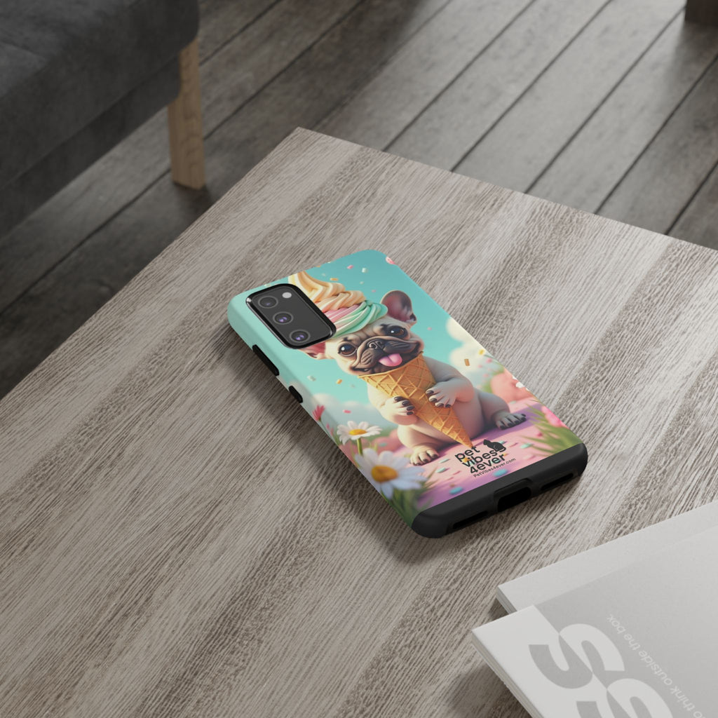Cute Dog Phone Case, Pet Lover Gift, Tough iPhone/Android Cover, Dog Art, Fun Phone Accessory