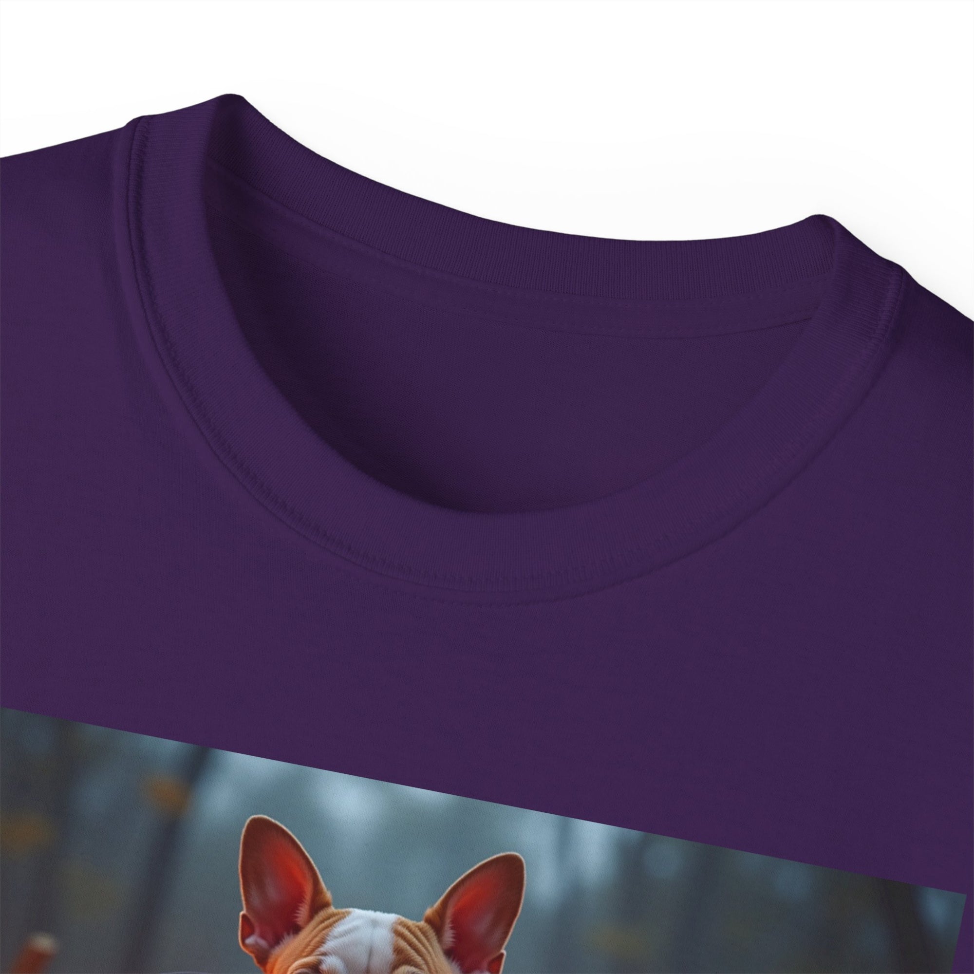 Halloween Dog Graphic Tee, Pumpkin Shirt, Fall Apparel, Casual Wear for Pet Lovers, Unisex Halloween T-Shirt