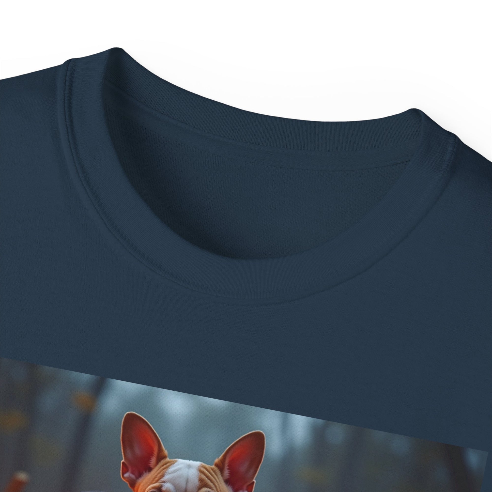 Halloween Dog Graphic Tee, Pumpkin Shirt, Fall Apparel, Casual Wear for Pet Lovers, Unisex Halloween T-Shirt