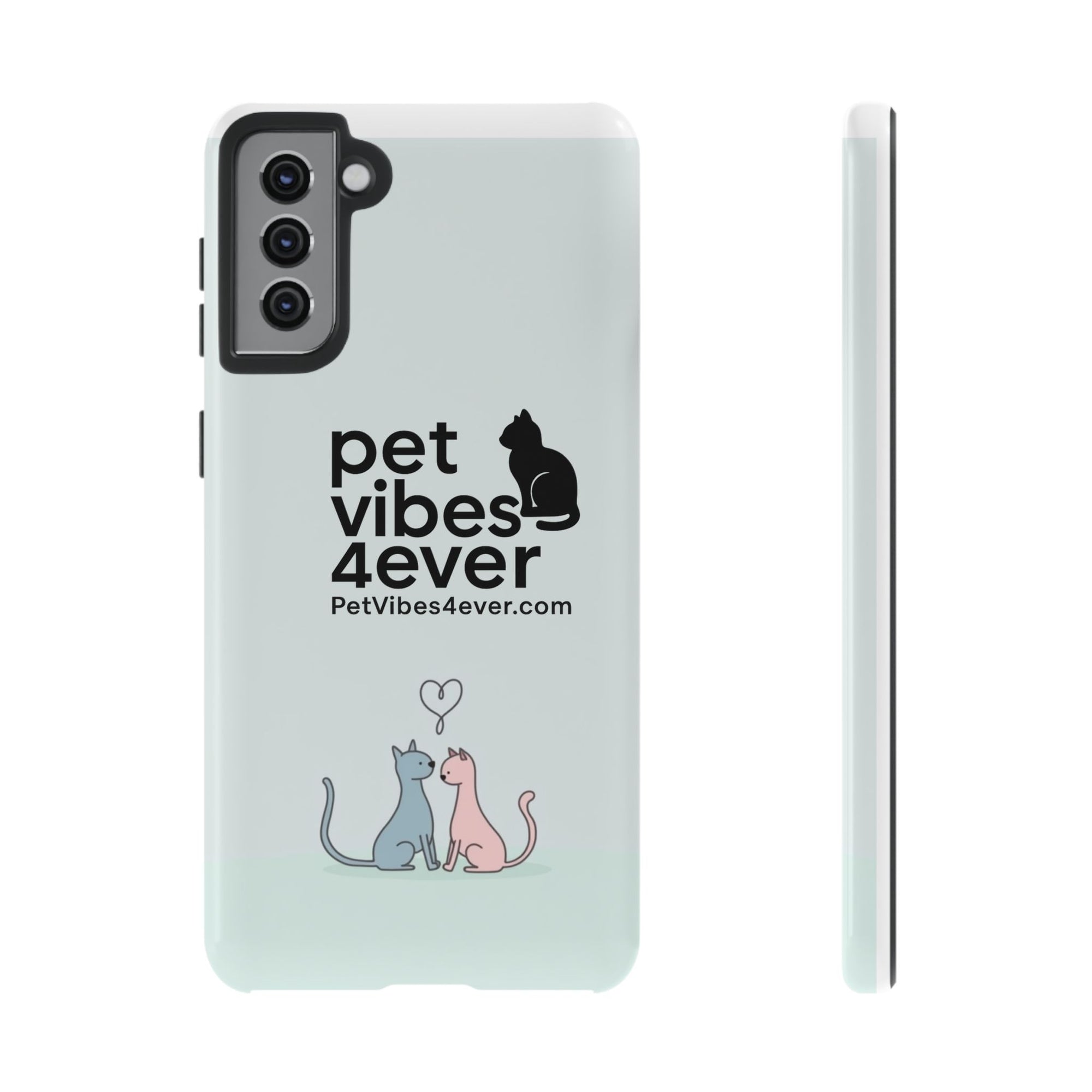 Cute Cat Phone Case, Colorful Tough Case for Pet Lovers, Cat-Themed Accessory, Gift for Animal Lovers, Mobile Phone Protection