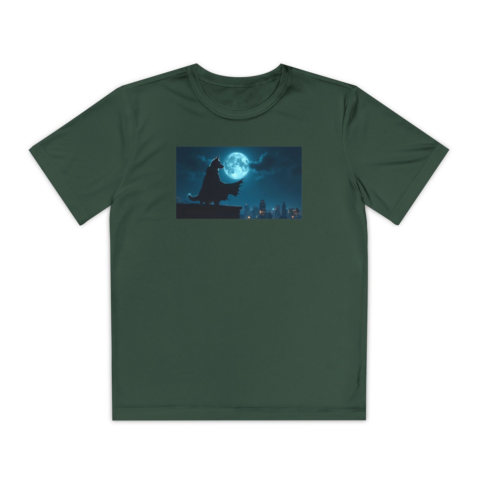 Youth Competitor Tee with Bold Eclipse Design, Perfect for Sports Events, Birthdays, Fun Outings, Team Spirit, Unique Gift Idea